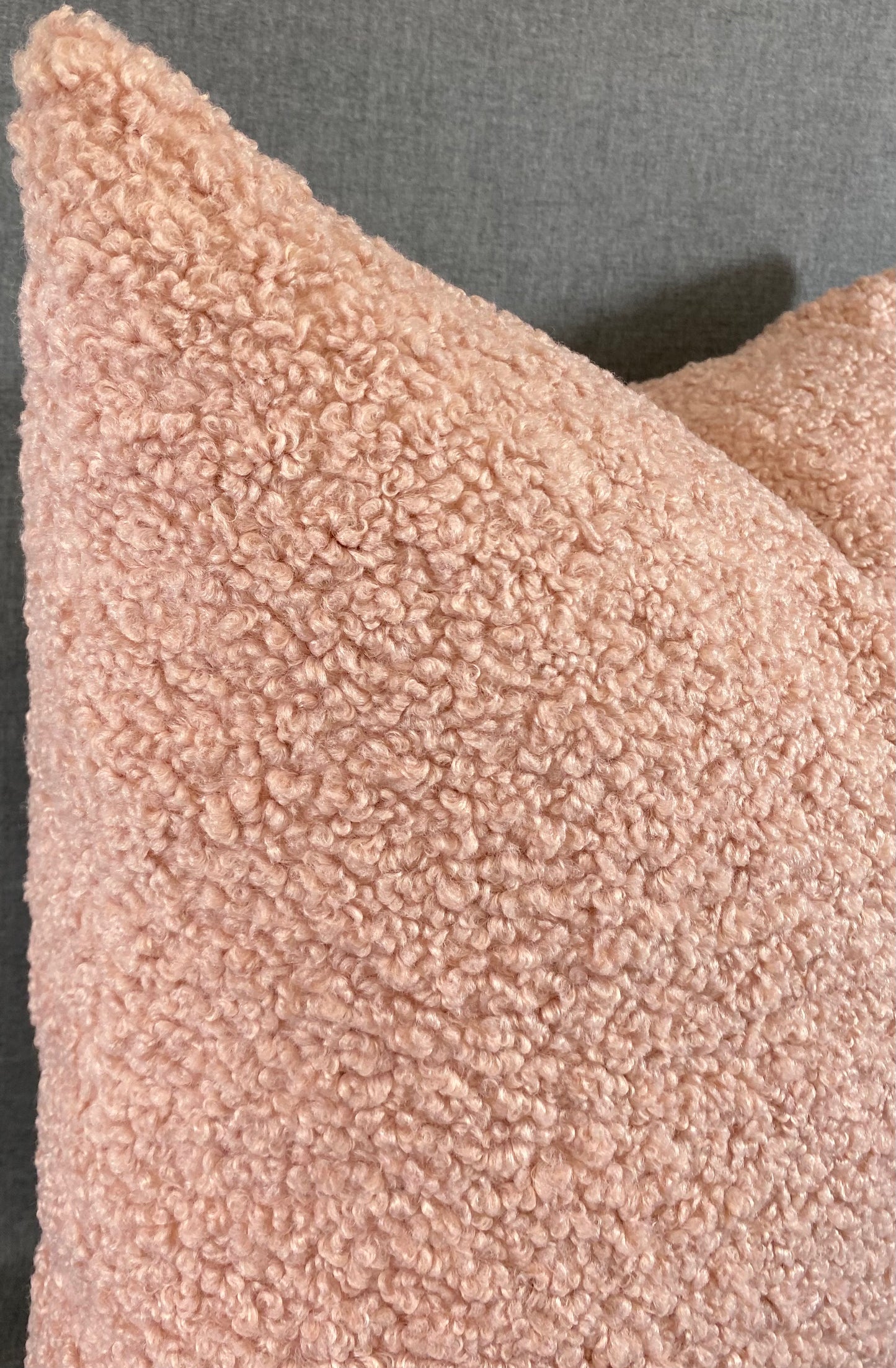 Luxury Pillow -  24" x 24" -  Poodle Blush