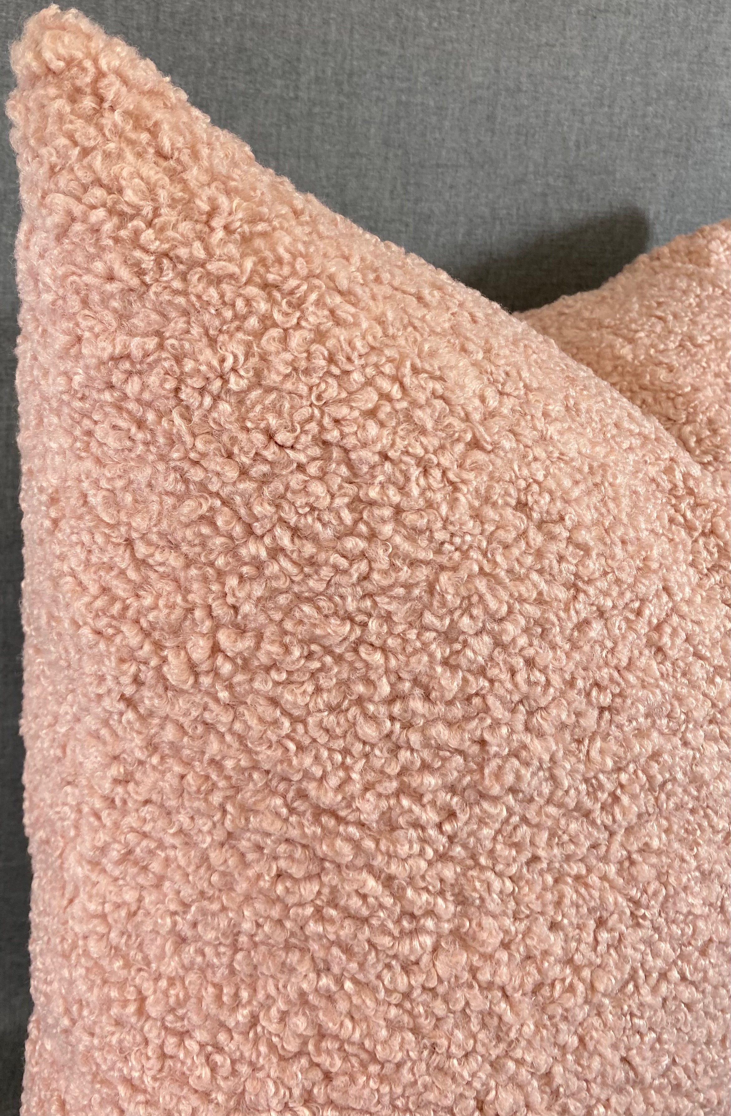 Luxury Pillow - 24" x 24"- Poodle Blush