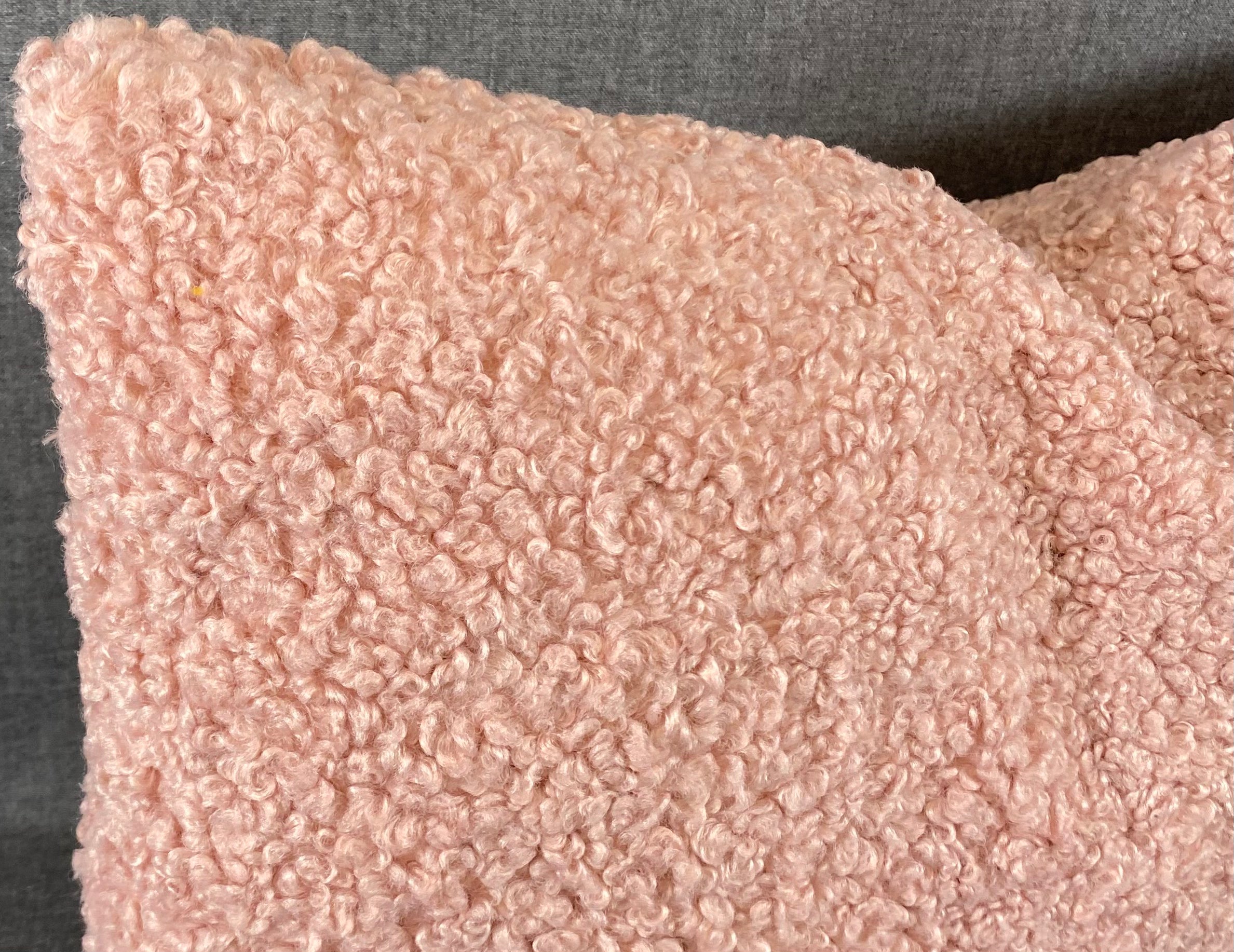 Luxury Lumbar Pillow - 24" x 14"- Poodle Blush