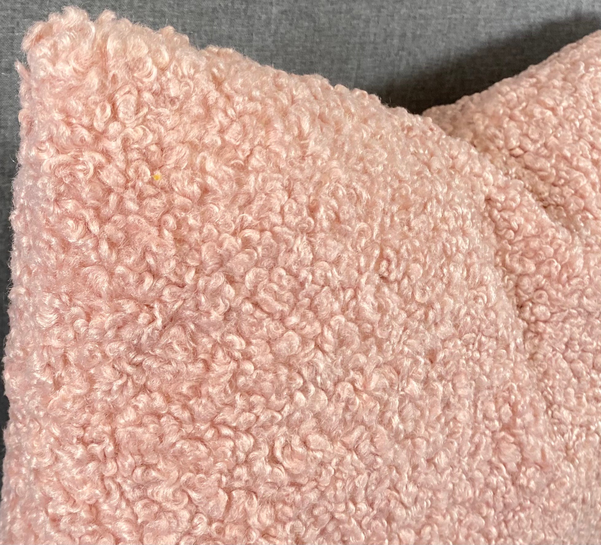 Luxury Lumbar Pillow - 24" x 14"- Poodle Blush