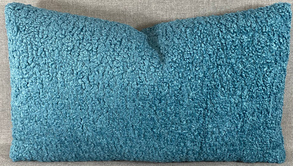 Luxury Lumbar Pillow - 24" x 14"- Poodle Aegean