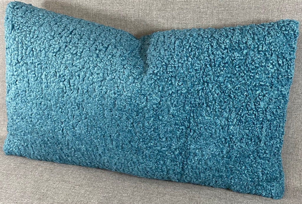 Luxury Lumbar Pillow - 24" x 14"- Poodle Aegean