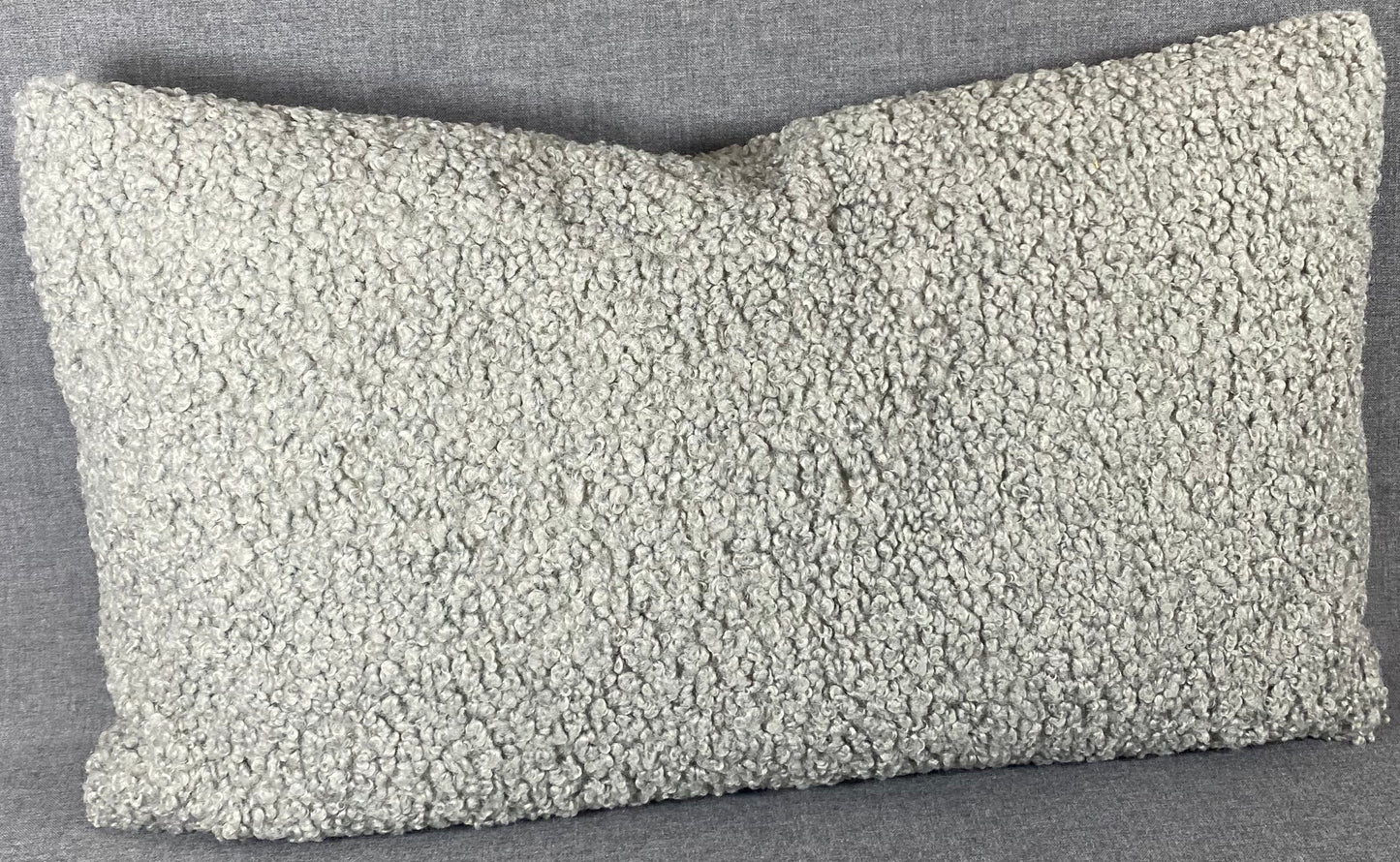 Luxury Lumbar Pillow-24" x14" -Poodle Pewter