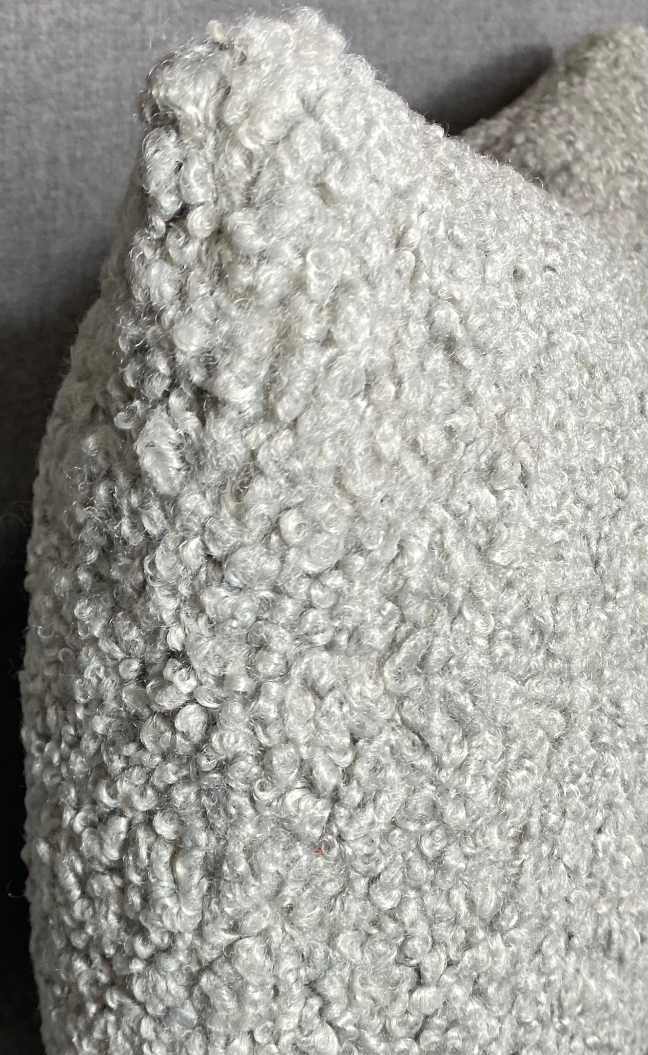Luxury Lumbar Pillow-24" x14" -Poodle Pewter