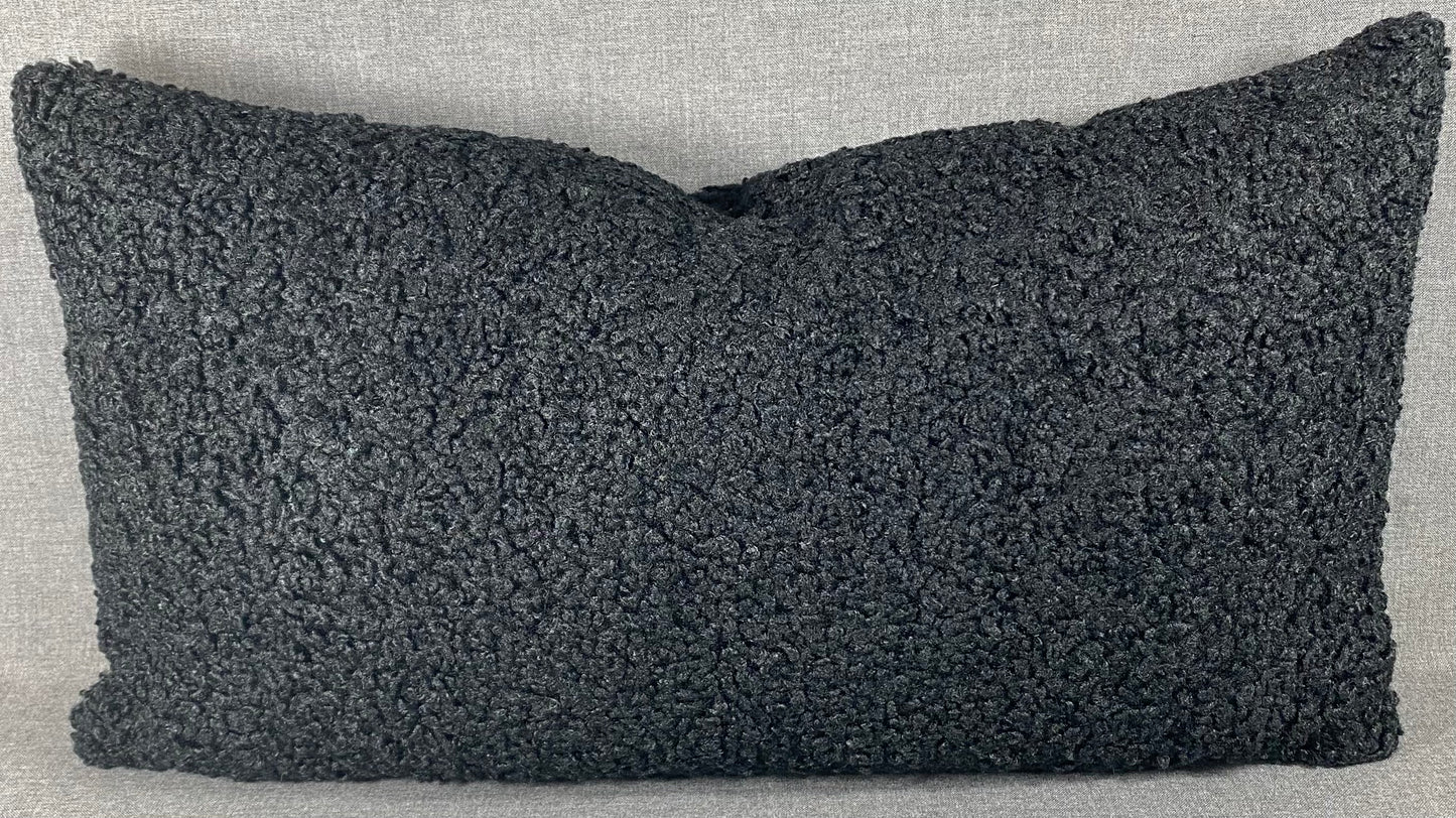 Luxury Lumbar Pillow - 24" x 14" - Poodle Jet