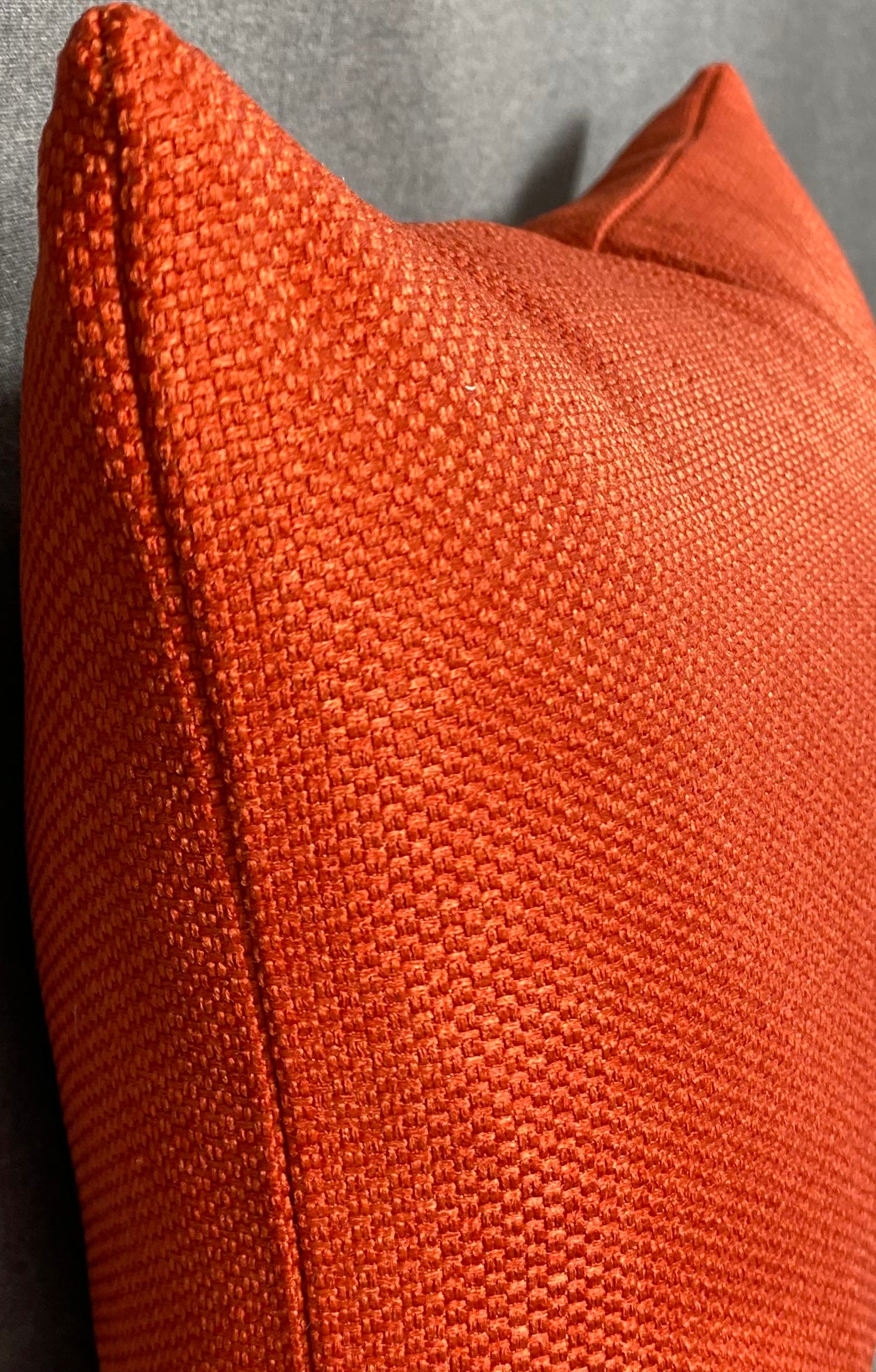 Luxury Lumbar Pillow - 24" x 14"- Tangerine Punch