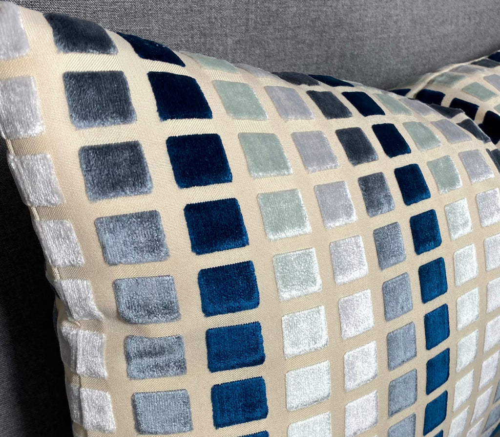 Luxury Lumbar Pillow - 24" x 14" - Tile Esque