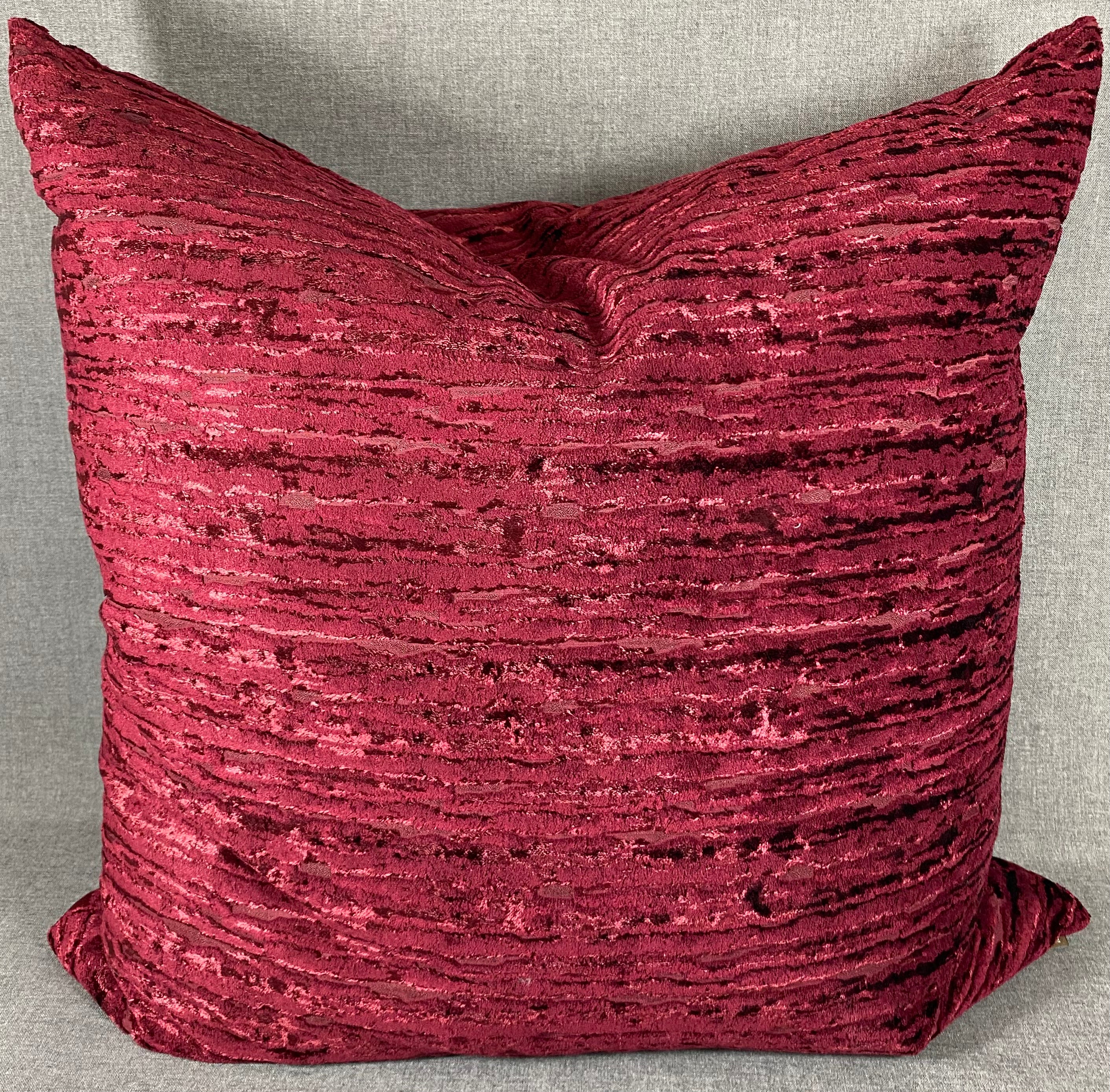Luxury Pillow - 24" x 24"- Wake Wine