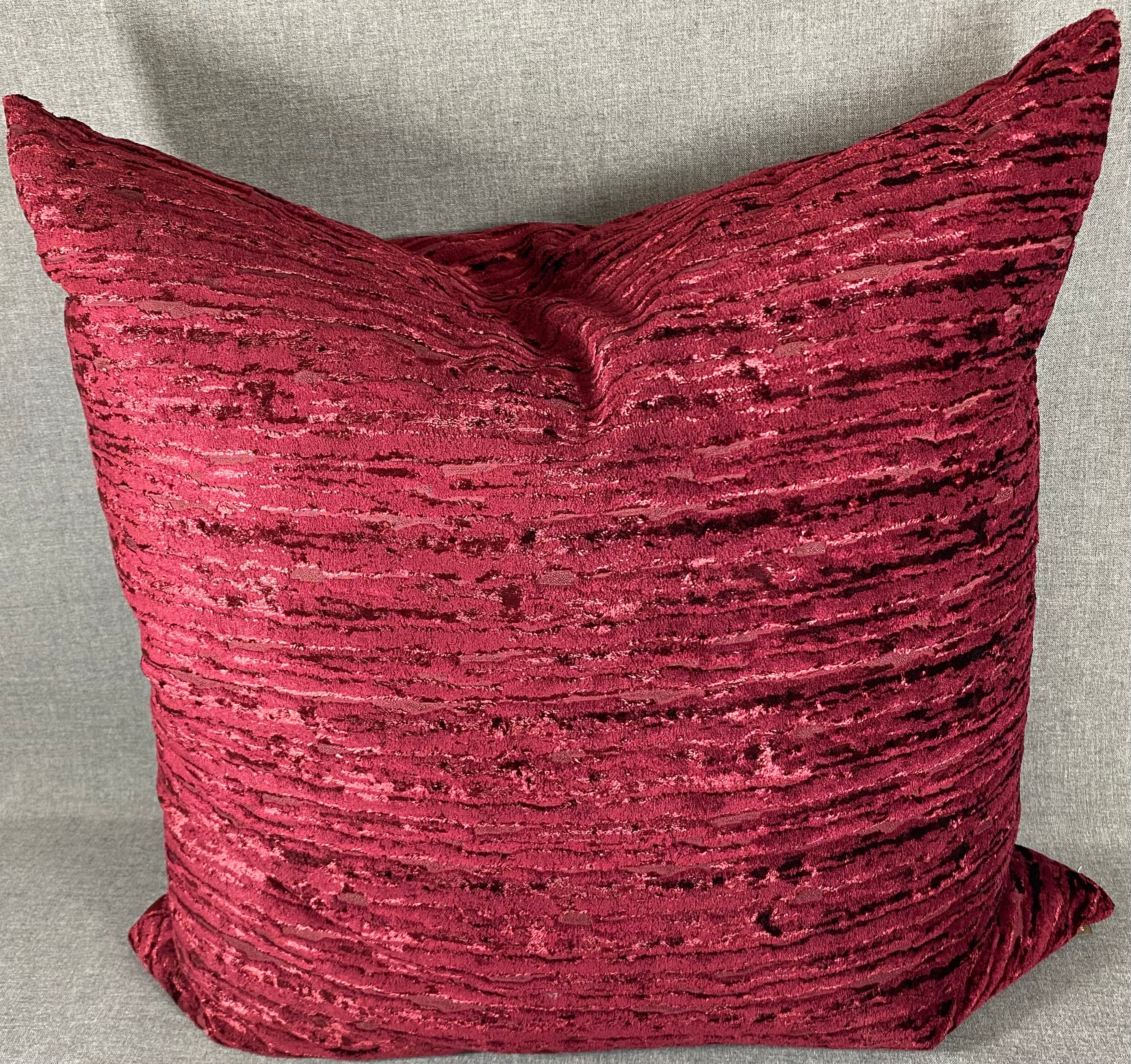 Luxury Pillow - 24" x 24"- Wake Wine