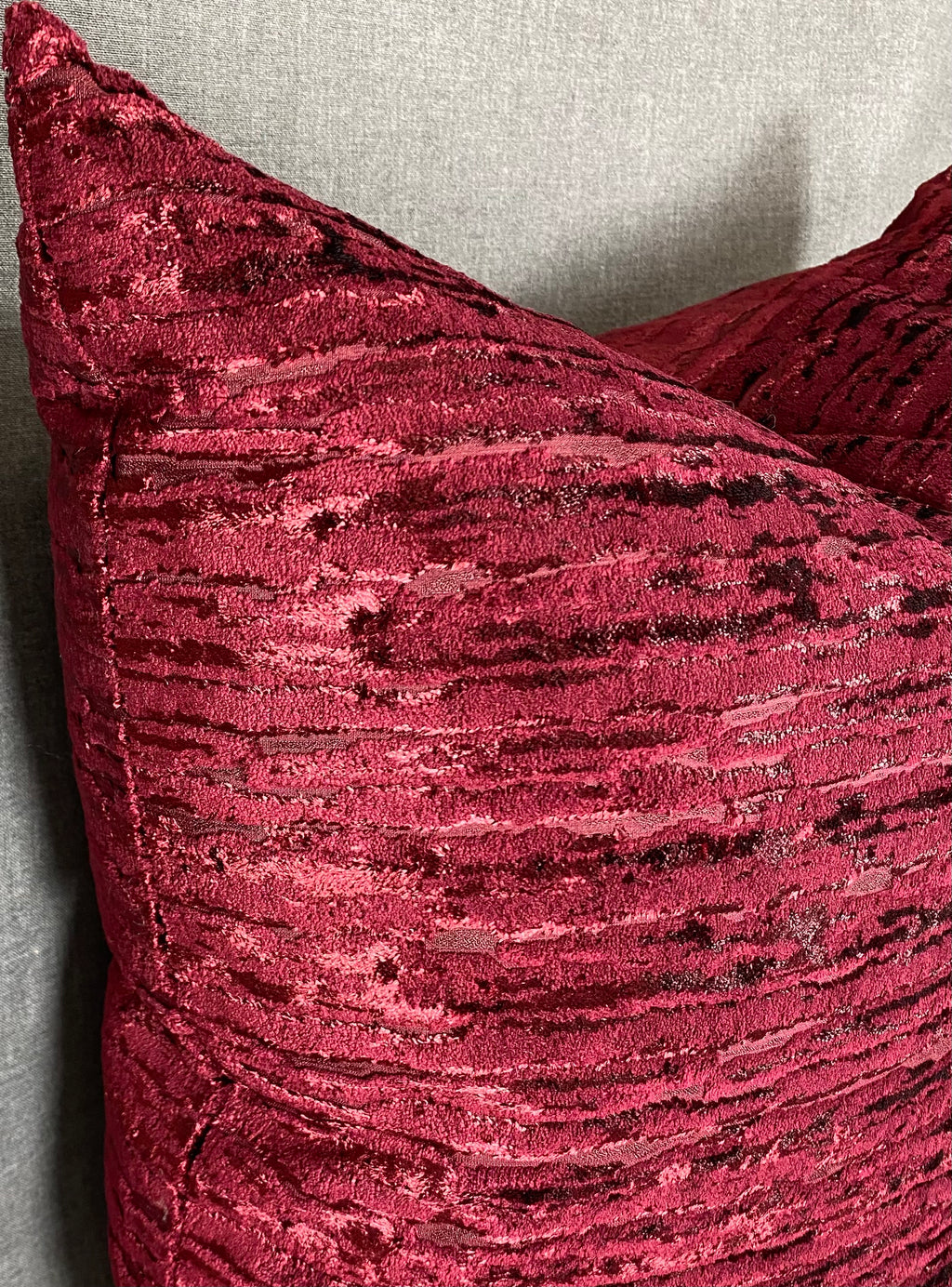 Luxury Pillow - 24" x 24"- Wake Wine