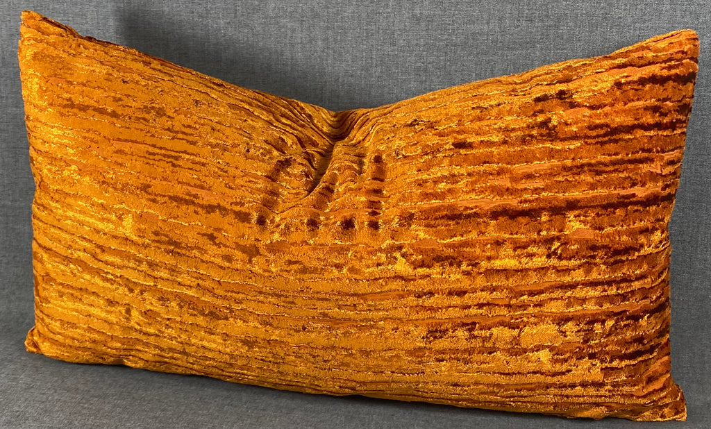 Luxury Lumbar Pillow – 24" × 14" – Wake Pumpkin