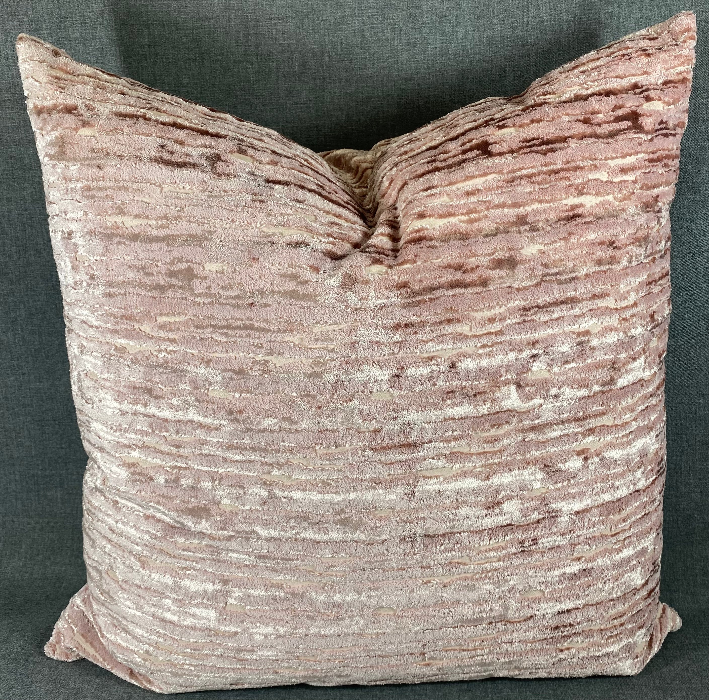 Luxury Pillow - 24" x 24"- Wake Blush