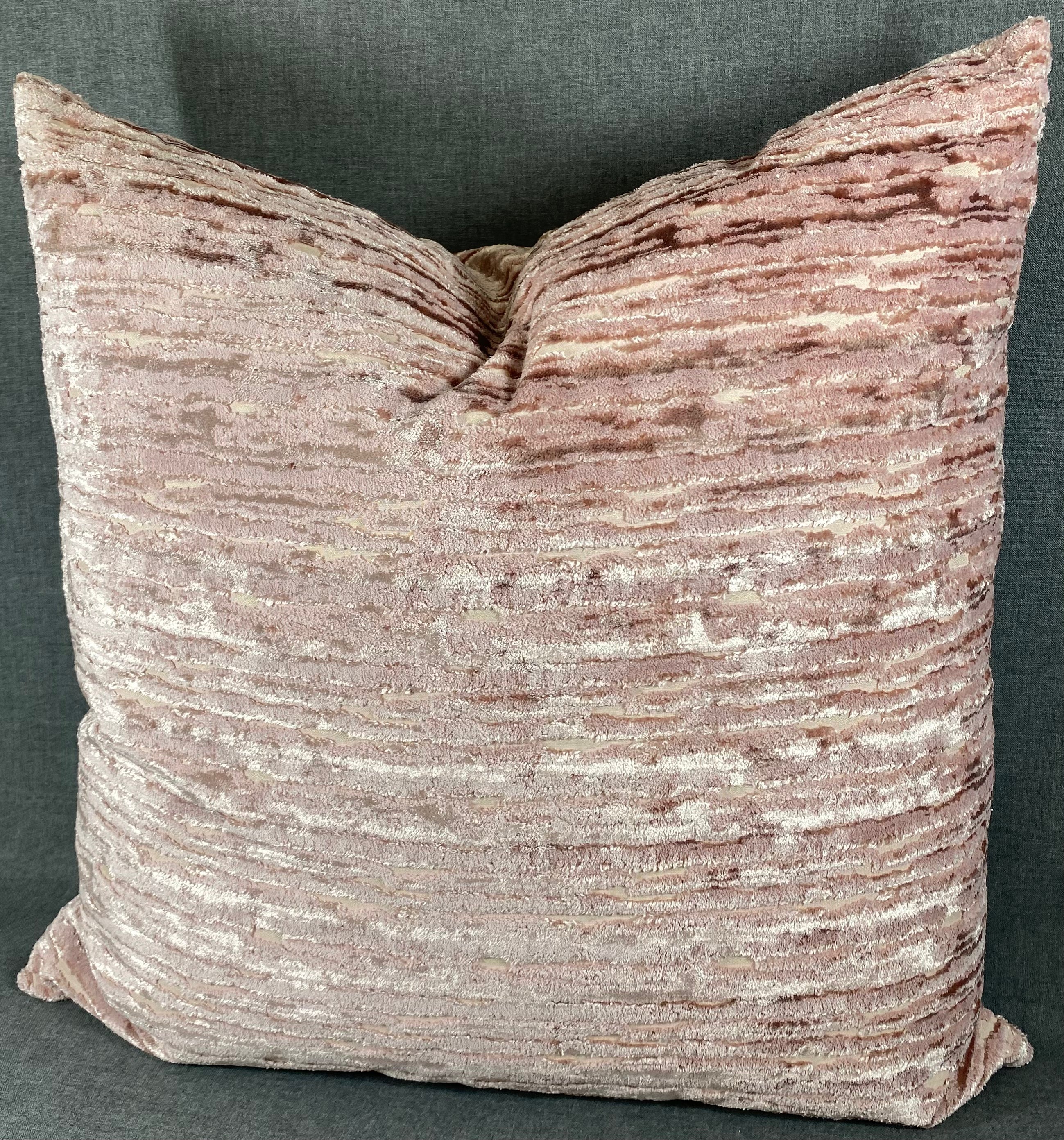 Luxury Pillow - 24" x 24"- Wake Blush
