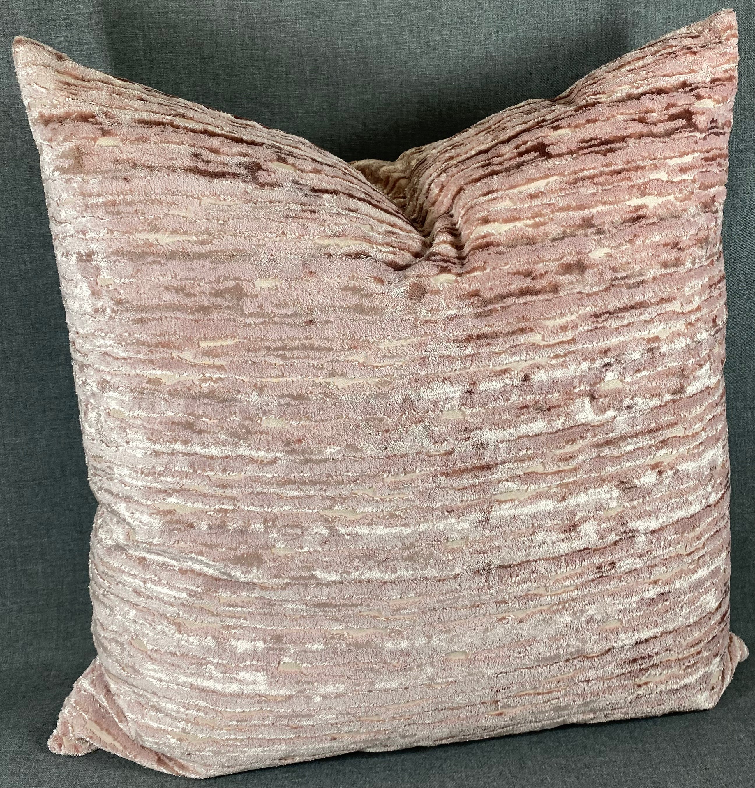 Luxury Pillow - 24" x 24"- Wake Blush