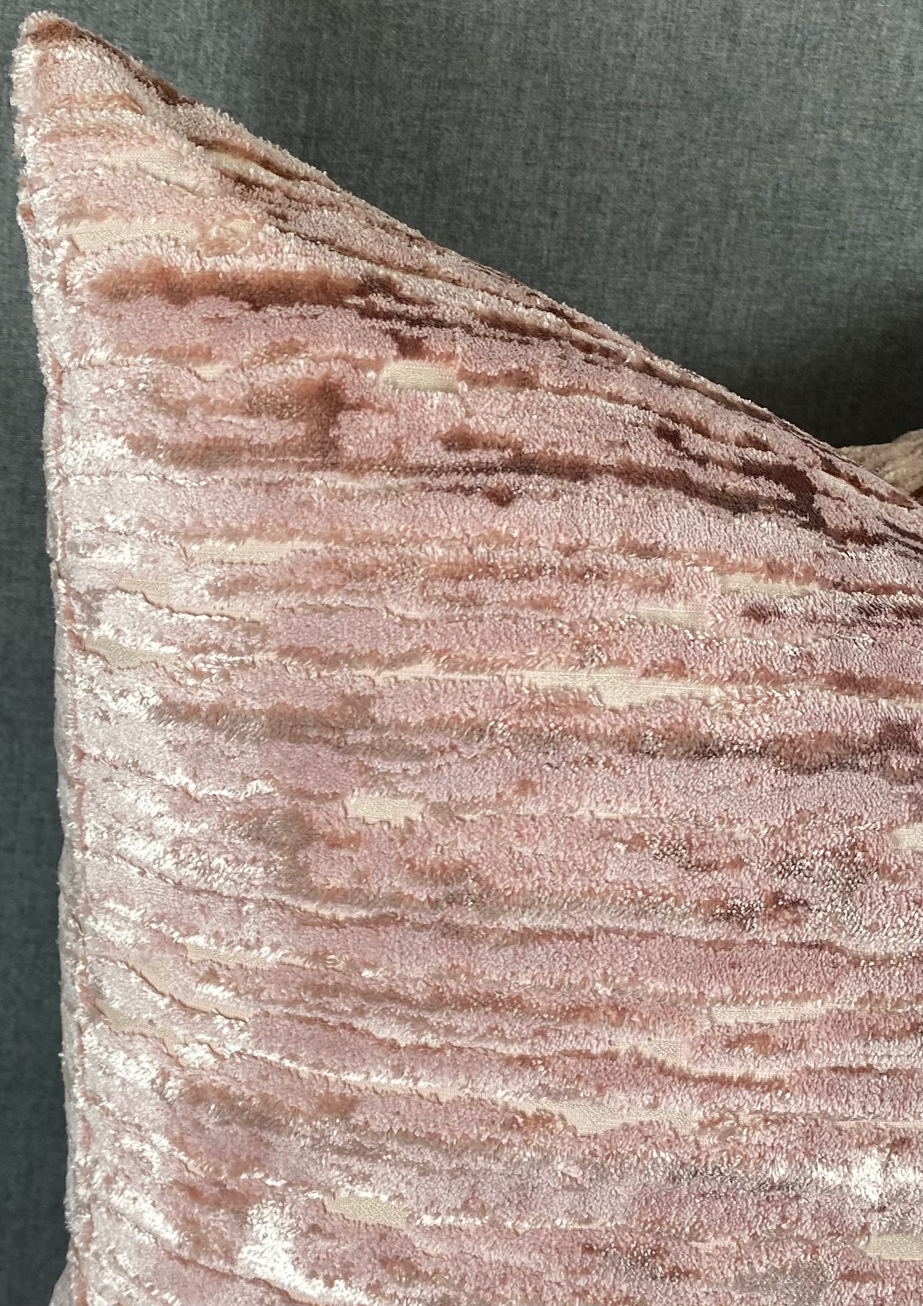 Luxury Pillow - 24" x 24"- Wake Blush