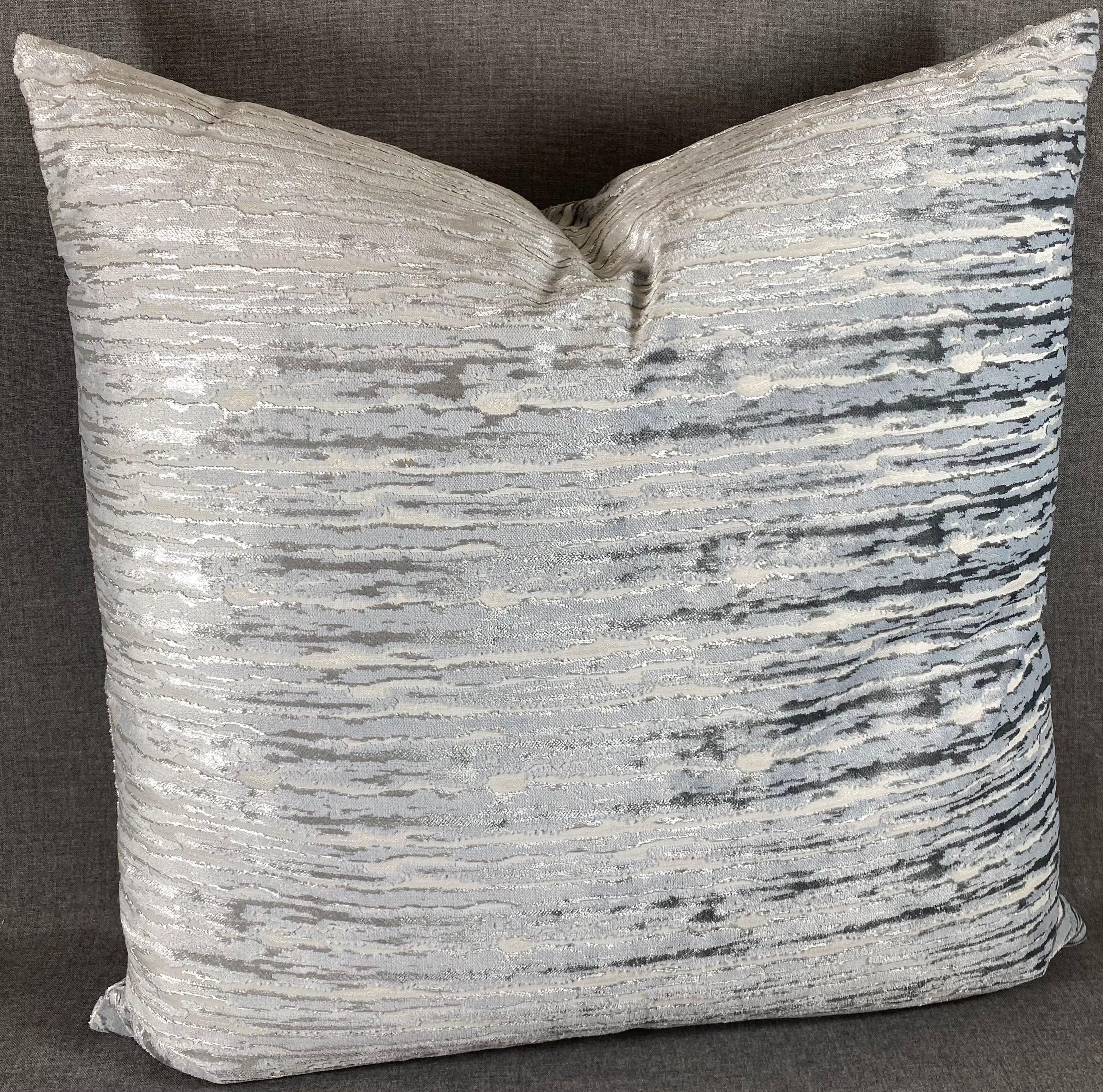 Luxury Pillow - 24" x 24"-  Wake Glacier