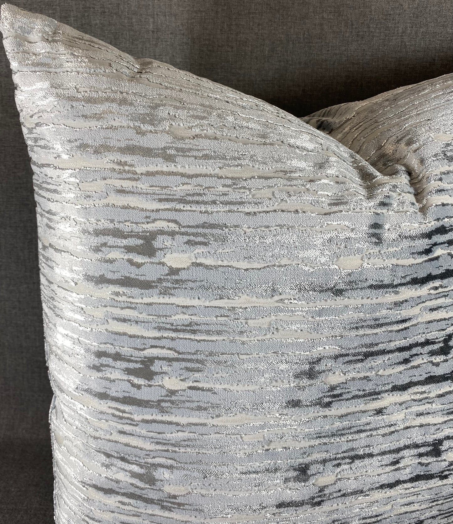 Luxury Pillow -  24" x 24" -  Wake Glacier