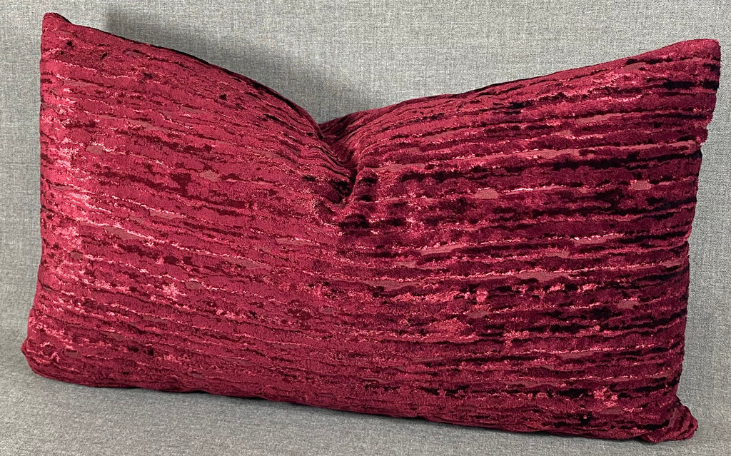 Luxury Lumbar Pillow – 24" × 14" – Wake Wine
