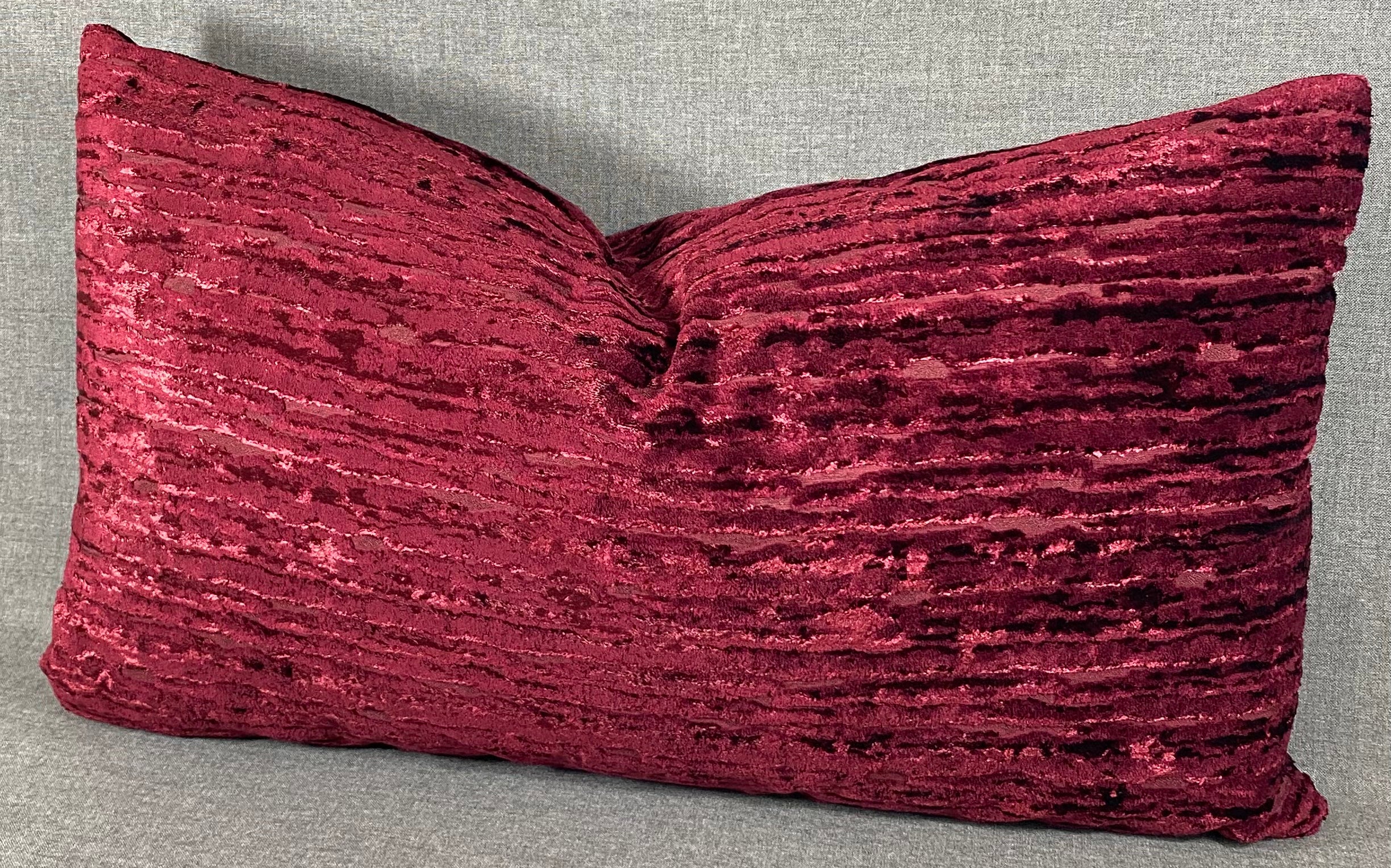 Luxury Lumbar Pillow - 24" x 14"- Wake Wine