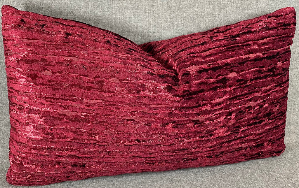 Luxury Lumbar Pillow – 24" × 14" – Wake Wine