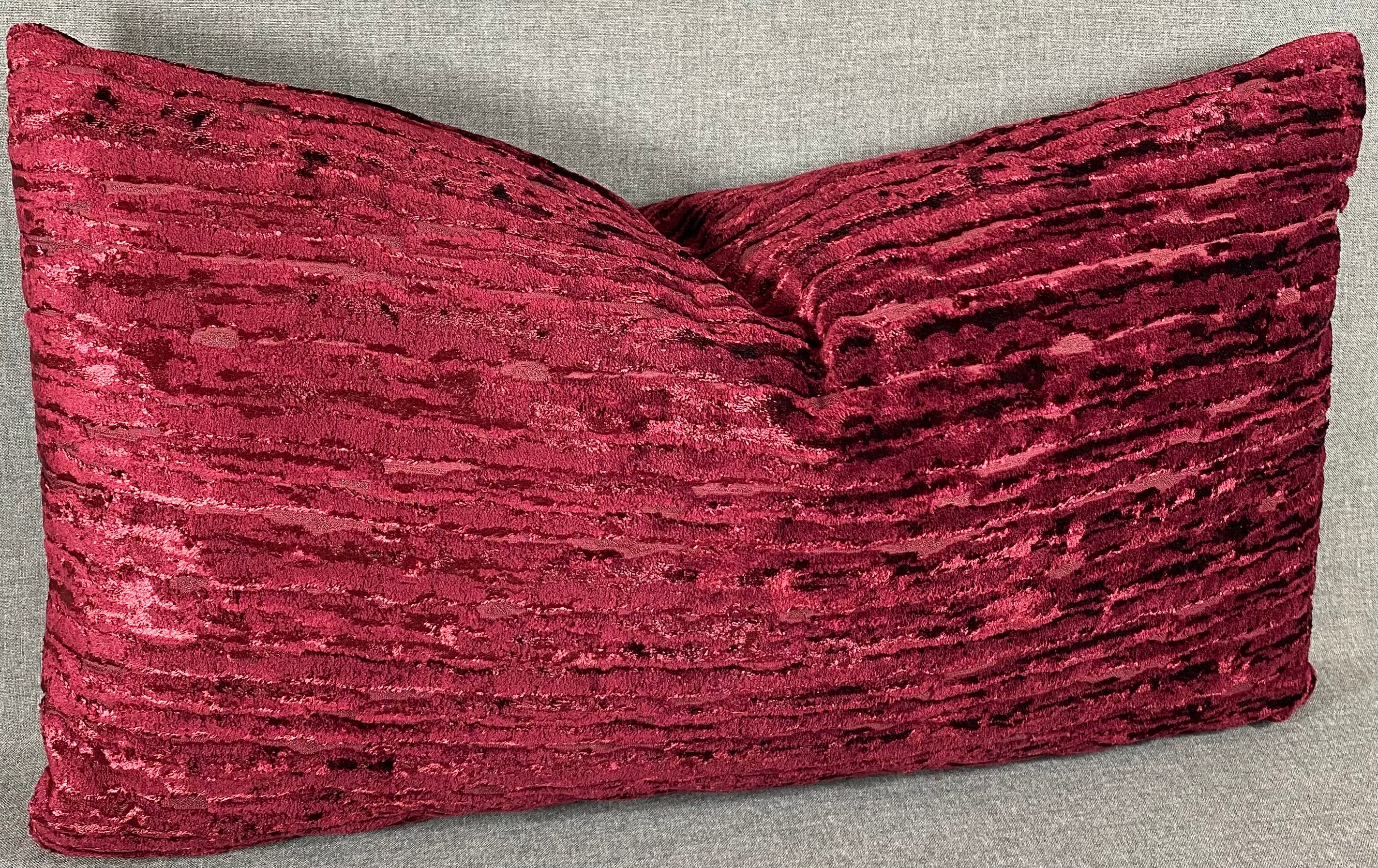 Luxury Lumbar Pillow - 24" x 14"- Wake Wine