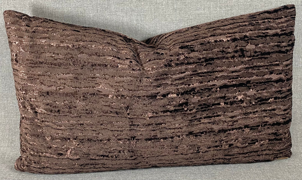 Luxury Lumbar Pillow – 24" × 14" – Wake Umber