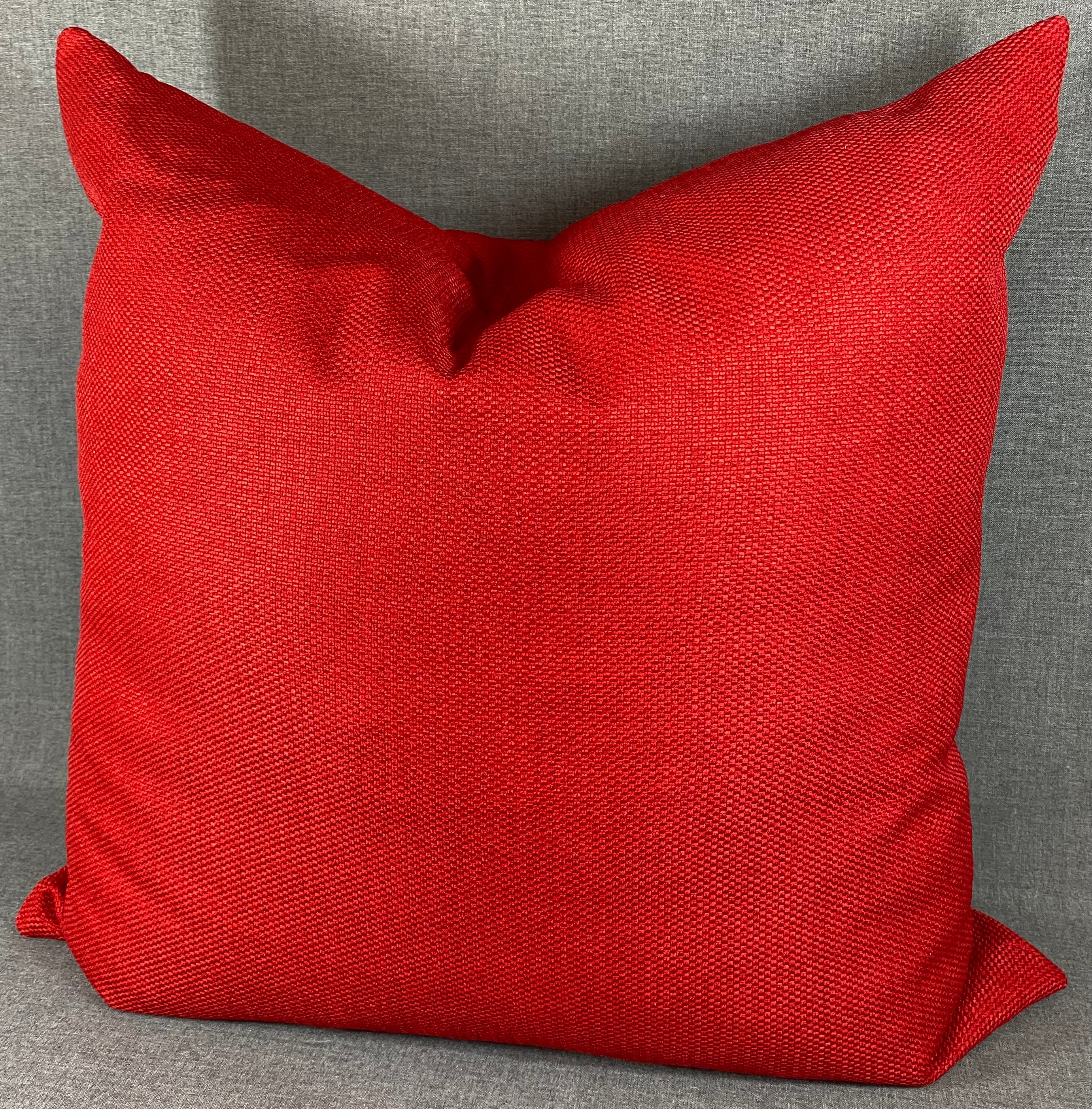 Luxury Pillow - 24" x 24"- Aristocrat Scarlet