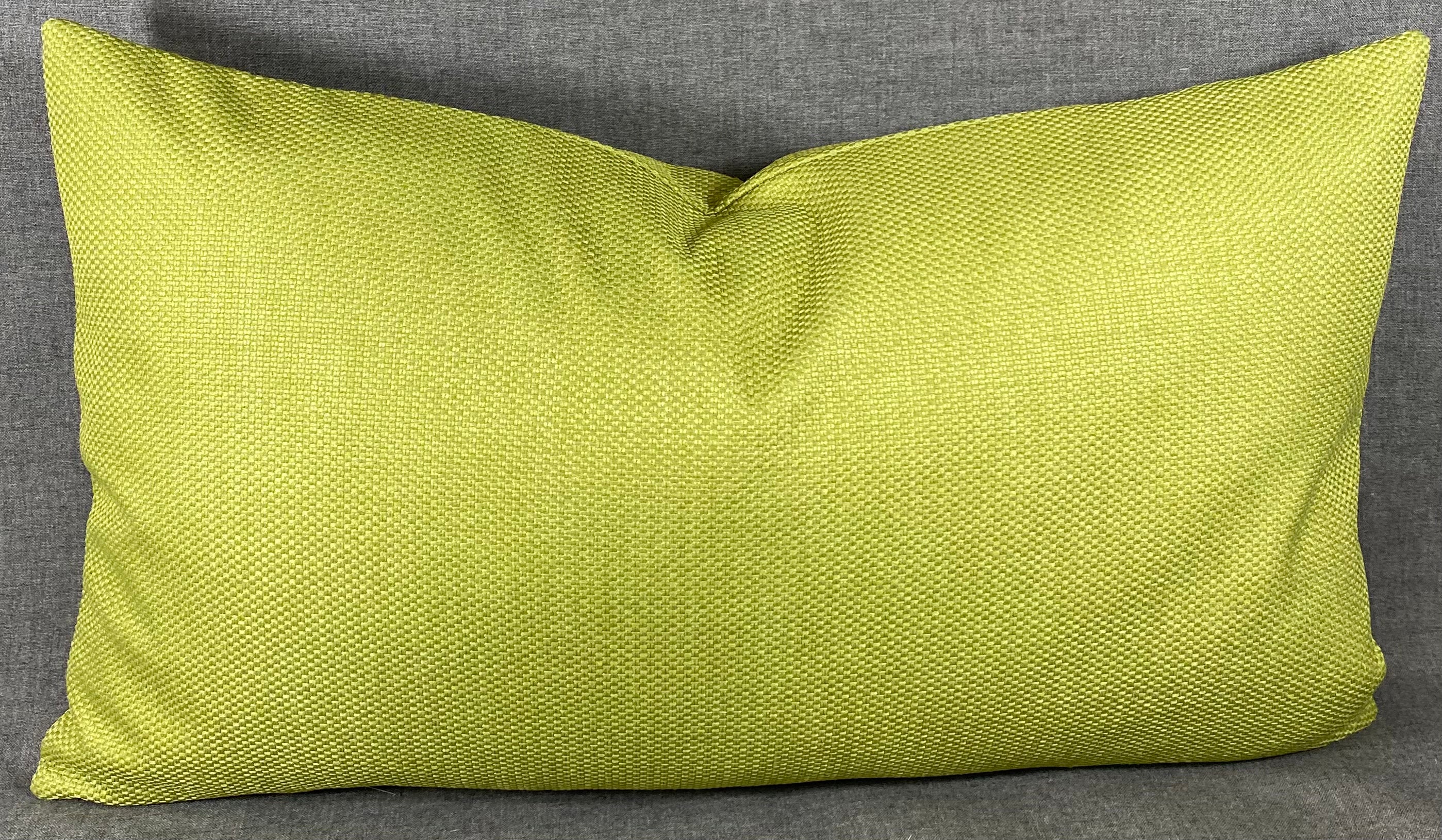 Luxury Lumbar Pillow -  24" x 14"- Tamarisk Lime