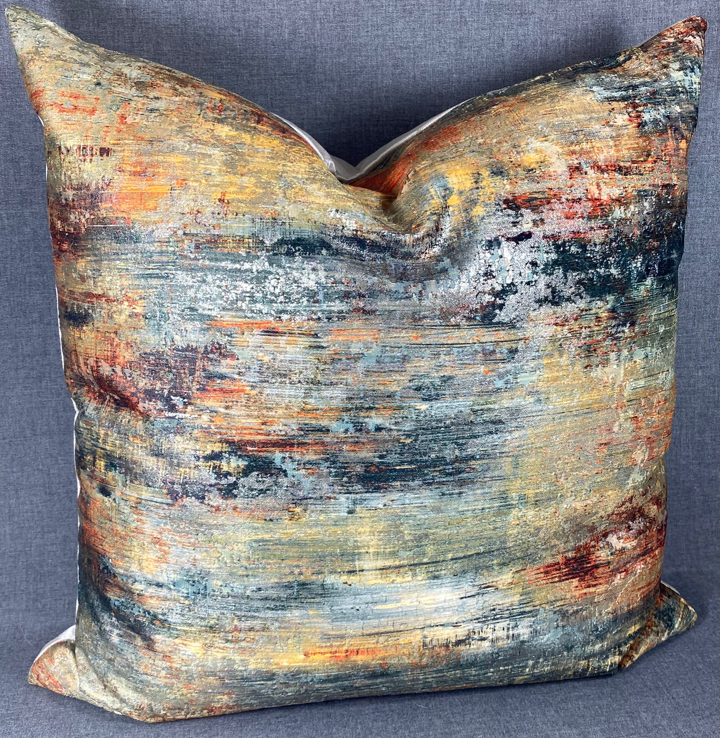 Luxury Pillow - 24" x 24"- Serston Orange