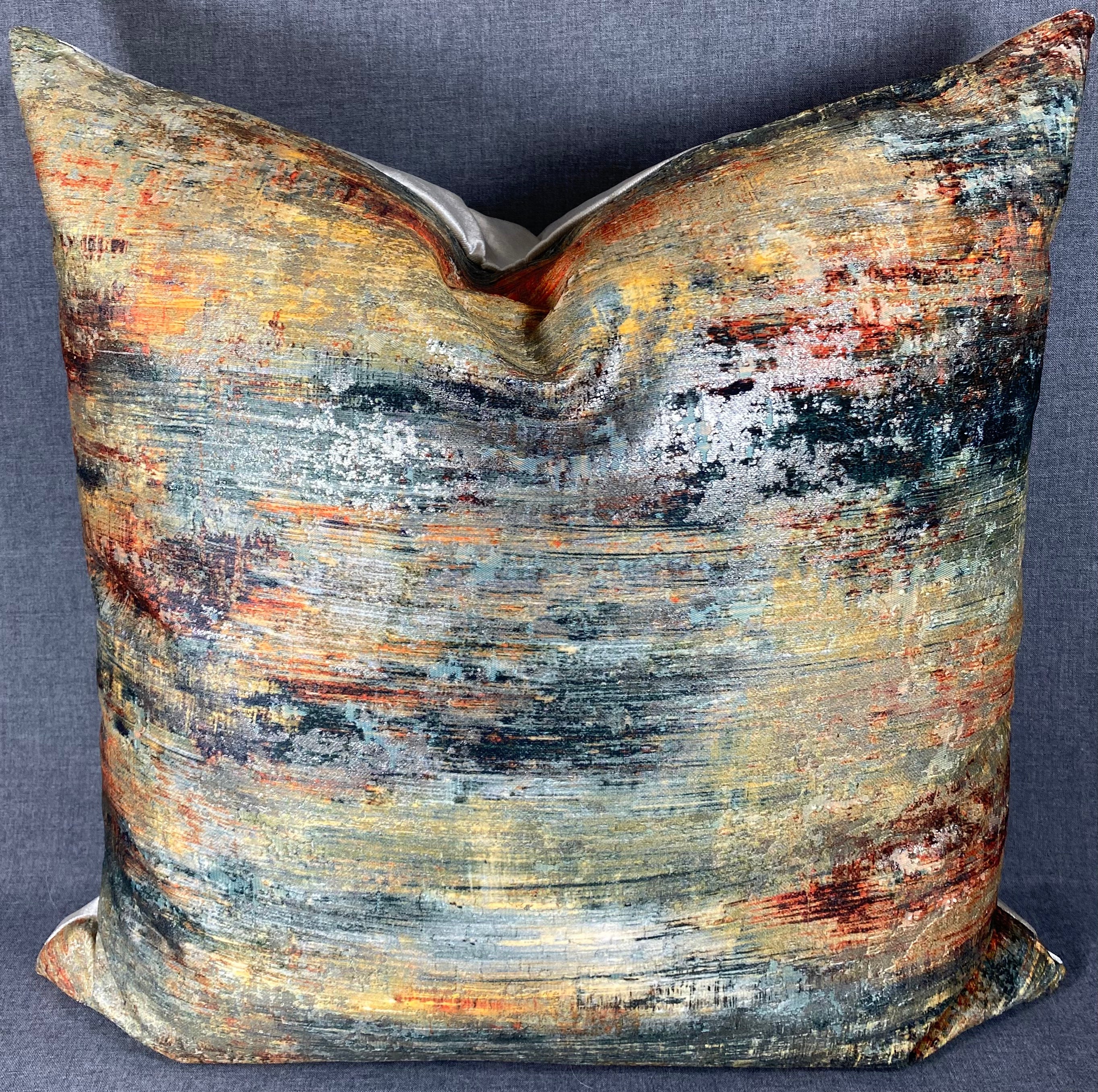 Luxury Pillow - 24" x 24"- Serston Orange