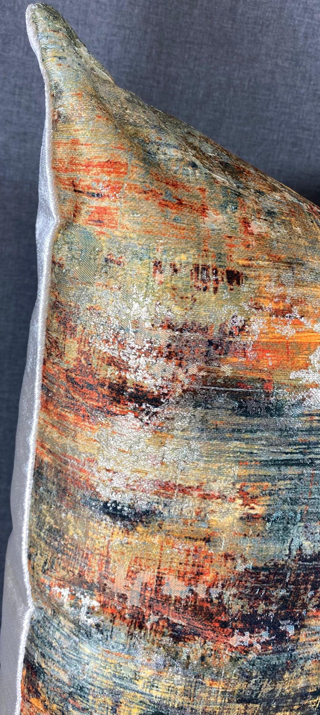 Luxury Pillow - 24" x 24"- Serston Orange