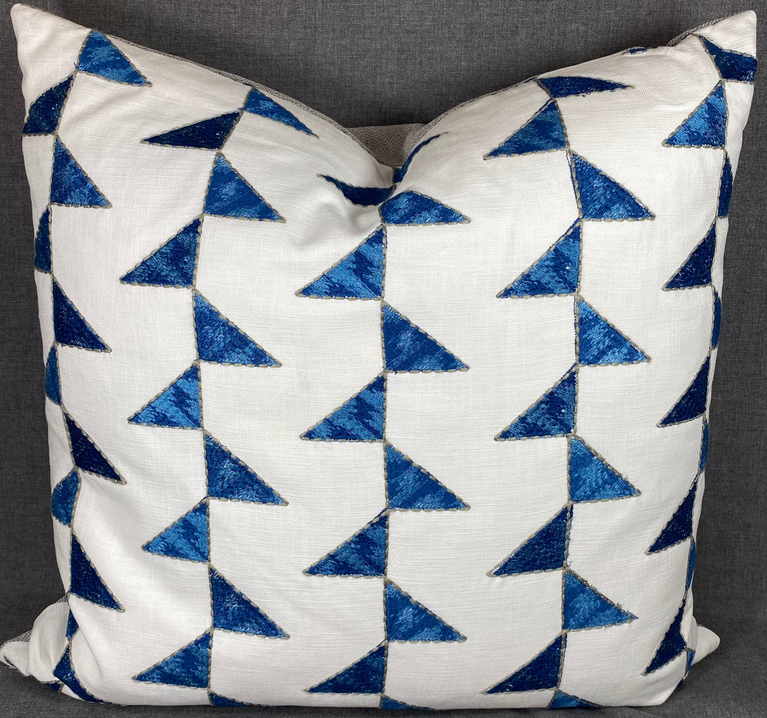 Luxury Pillow - 24" x 24" -  Alignment Lapis
