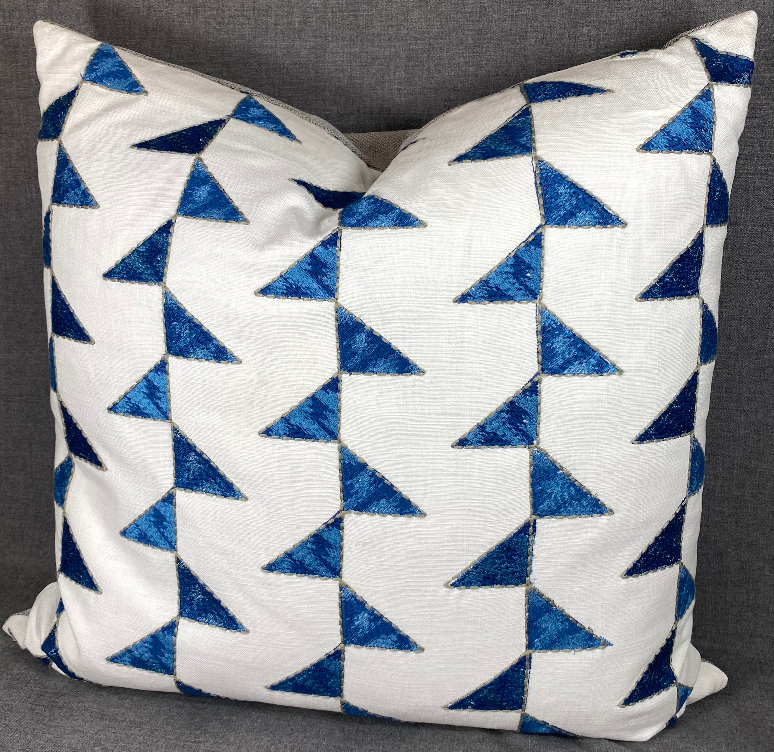 Luxury Pillow - 24" x 24" -  Alignment Lapis
