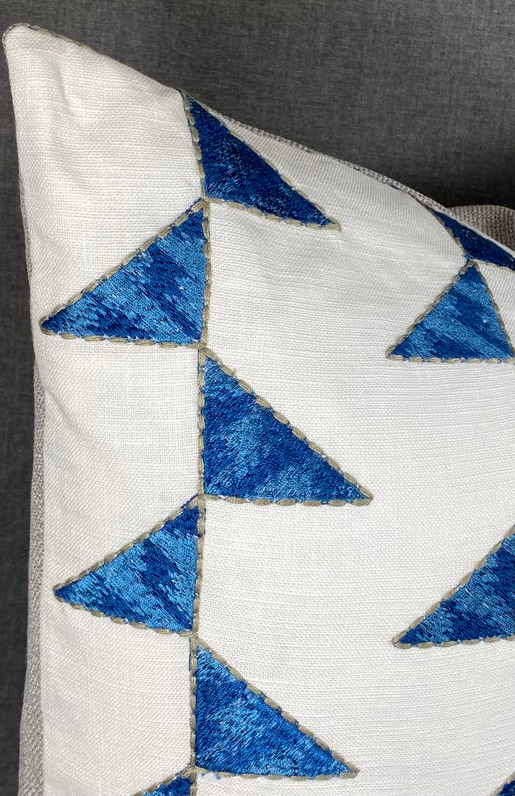Luxury Pillow - 24" x 24" -  Alignment Lapis