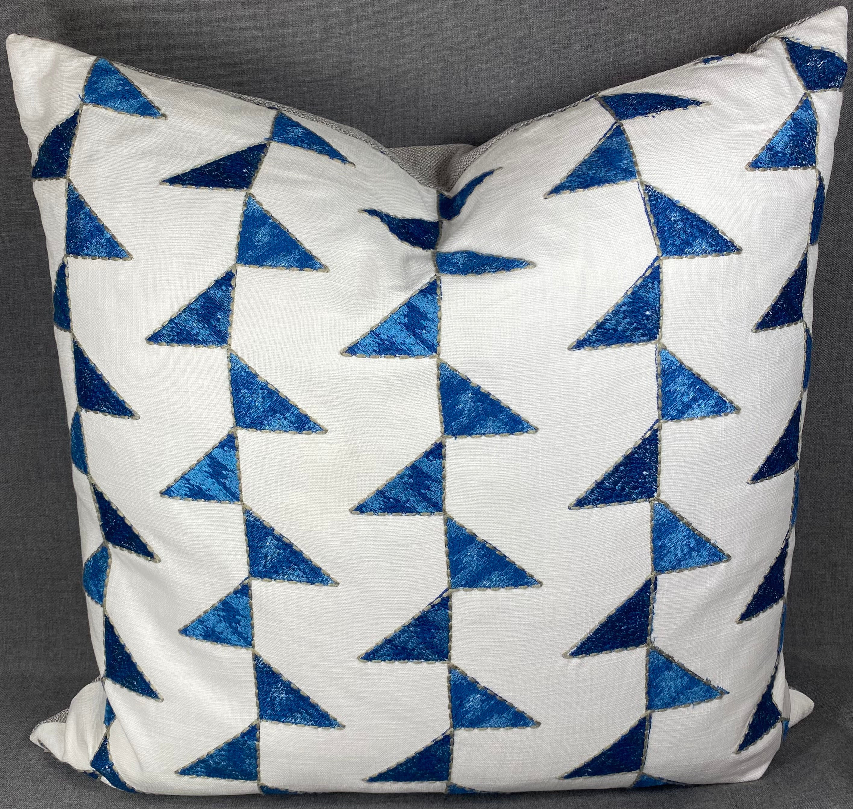 Luxury Pillow - 24" x 24" -  Alignment Lapis