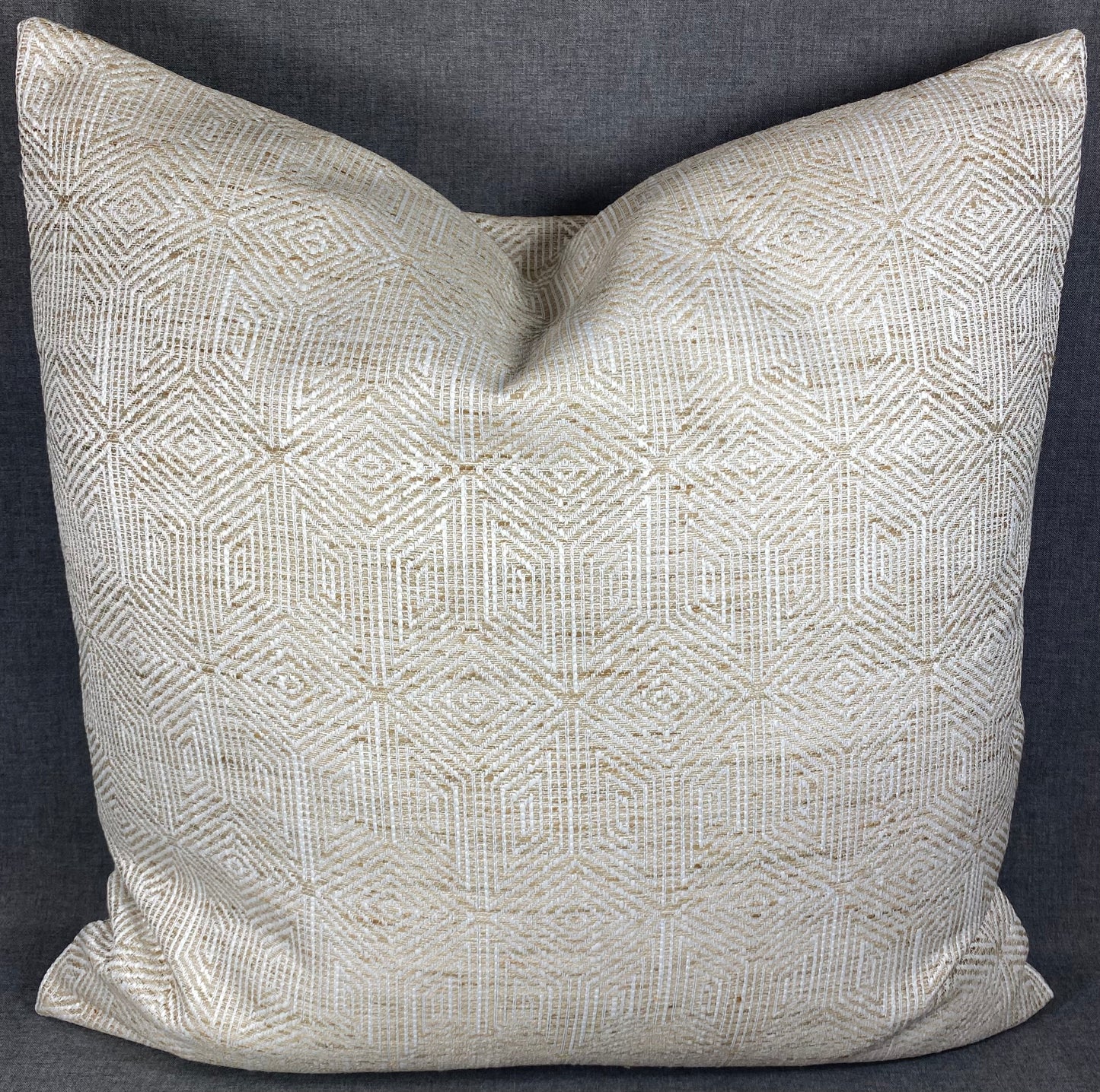 Luxury Pillow -  24" x 24" -  Woven Pecan