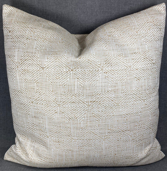 Luxury Pillow -  24" x 24" -  Woven Pecan