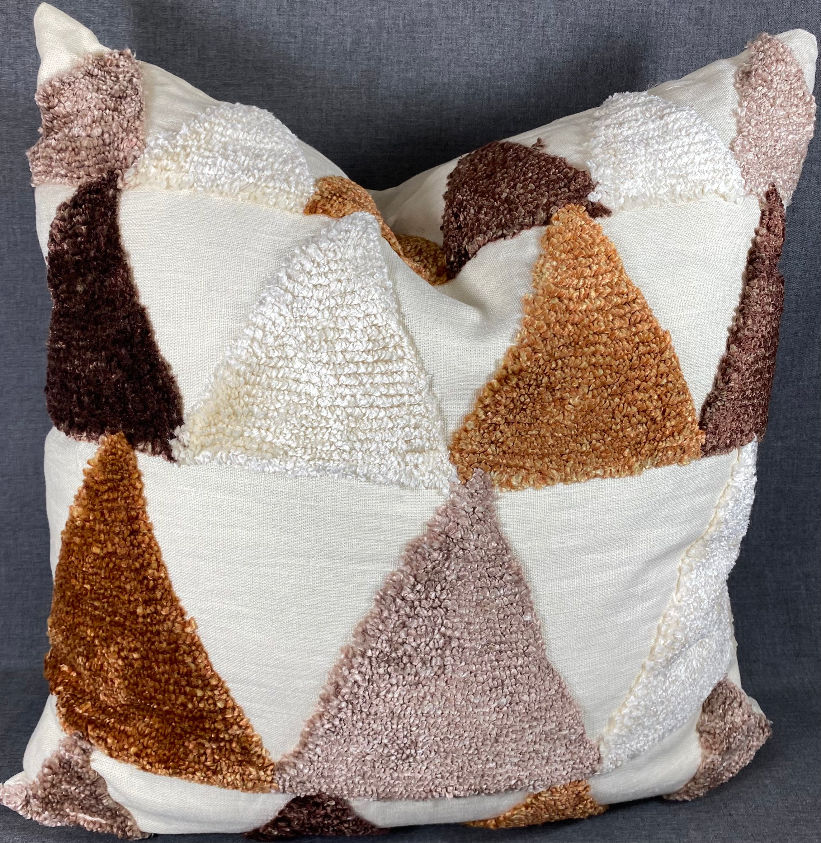 Luxury Pillow -  24" x 24" - Desert Pyramids