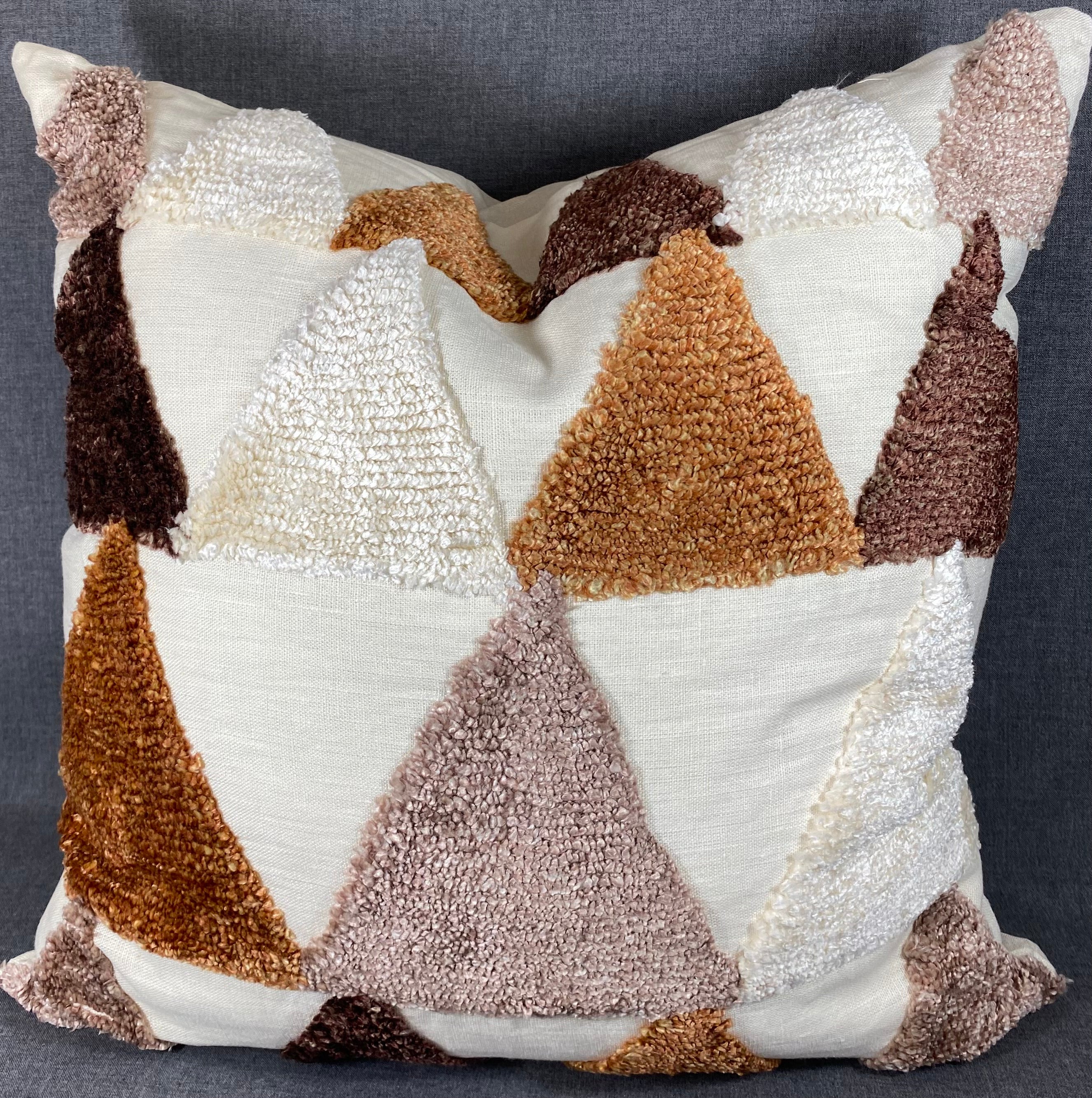 Luxury Pillow -  24" x 24" - Desert Pyramids
