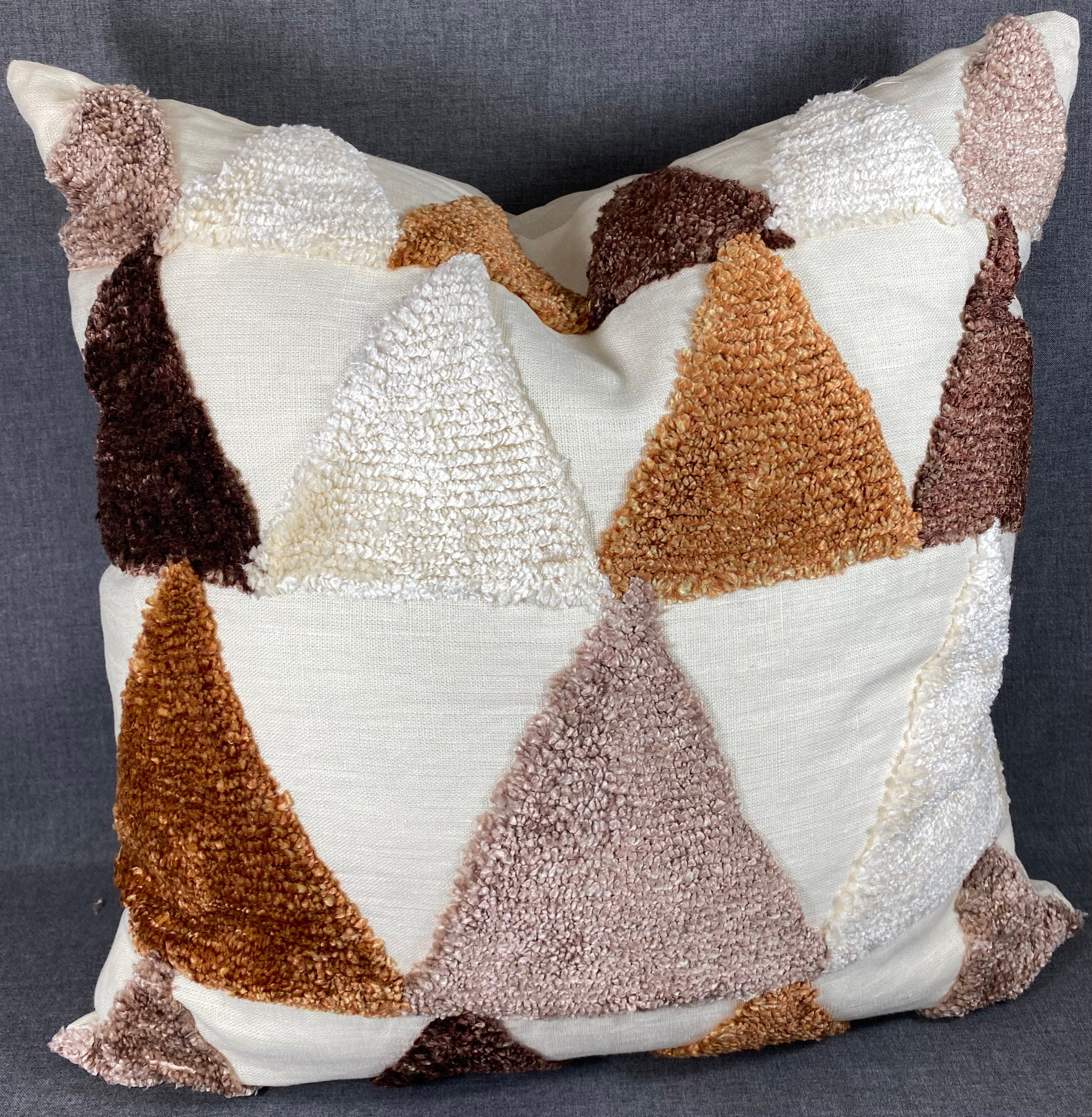 Luxury Pillow -  24" x 24" - Desert Pyramids