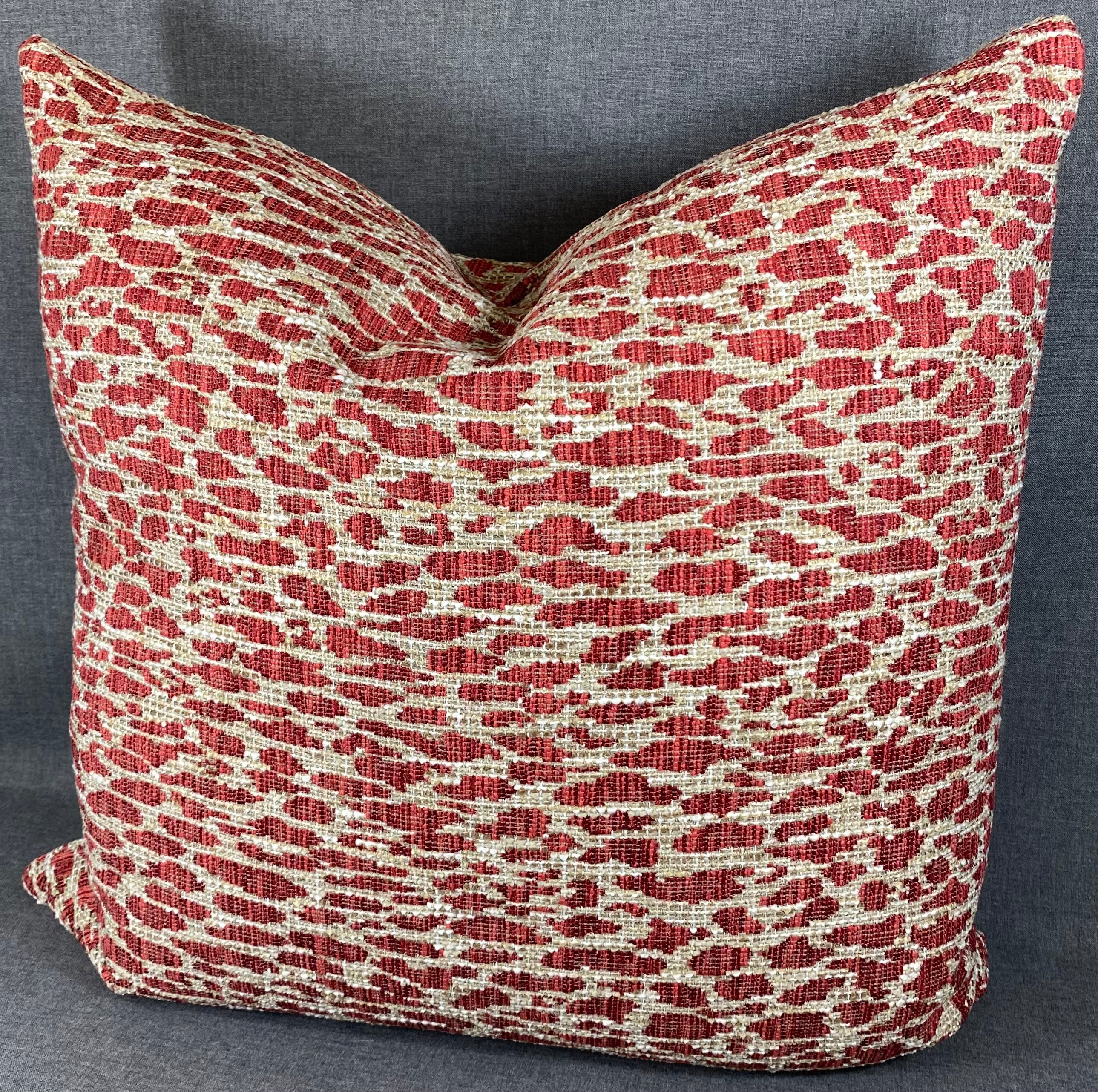Luxury Pillow - 24" x 24"- Bengal Spice
