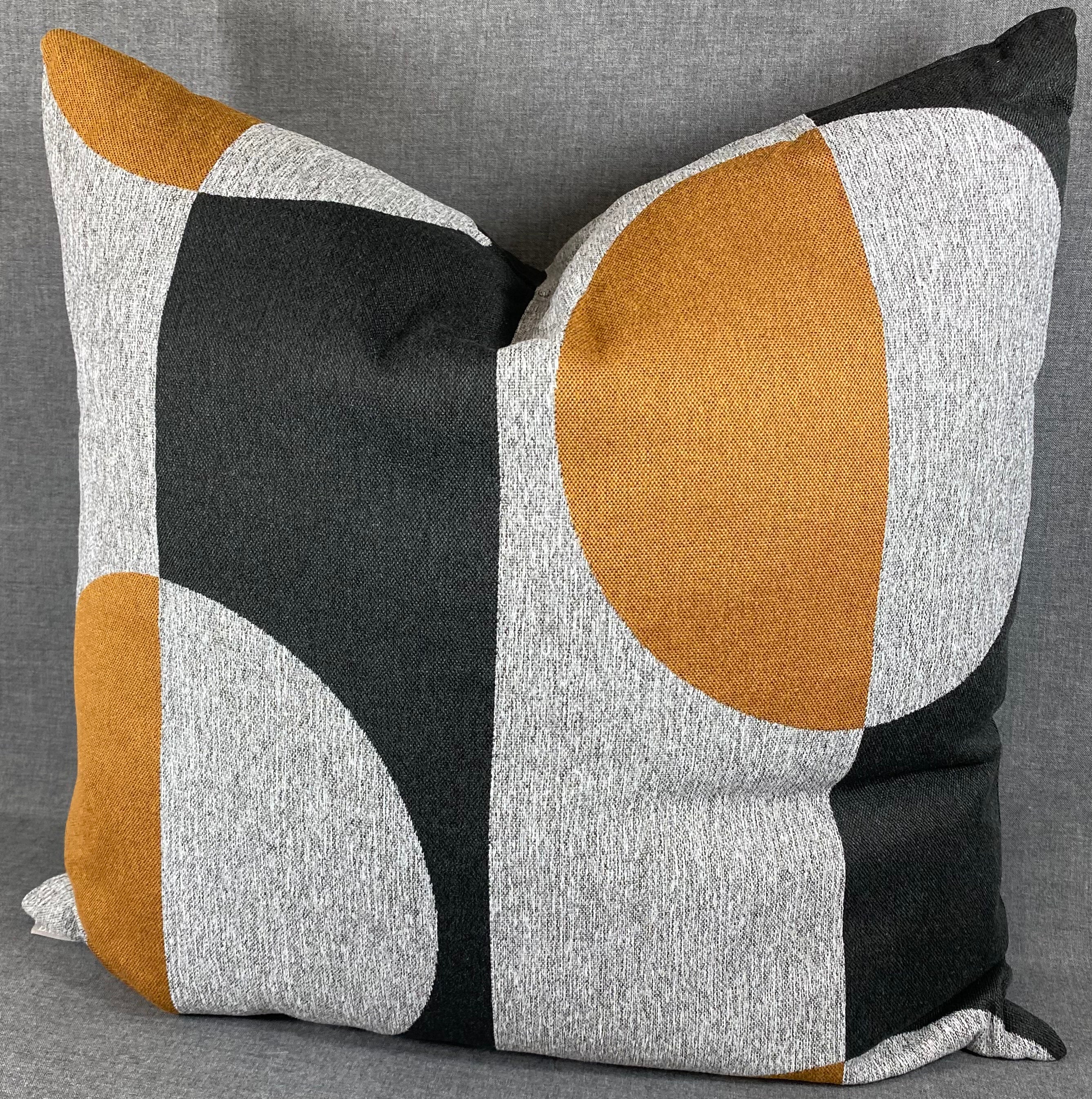 Luxury Pillow -  24" x 24" - Phases  Cognac