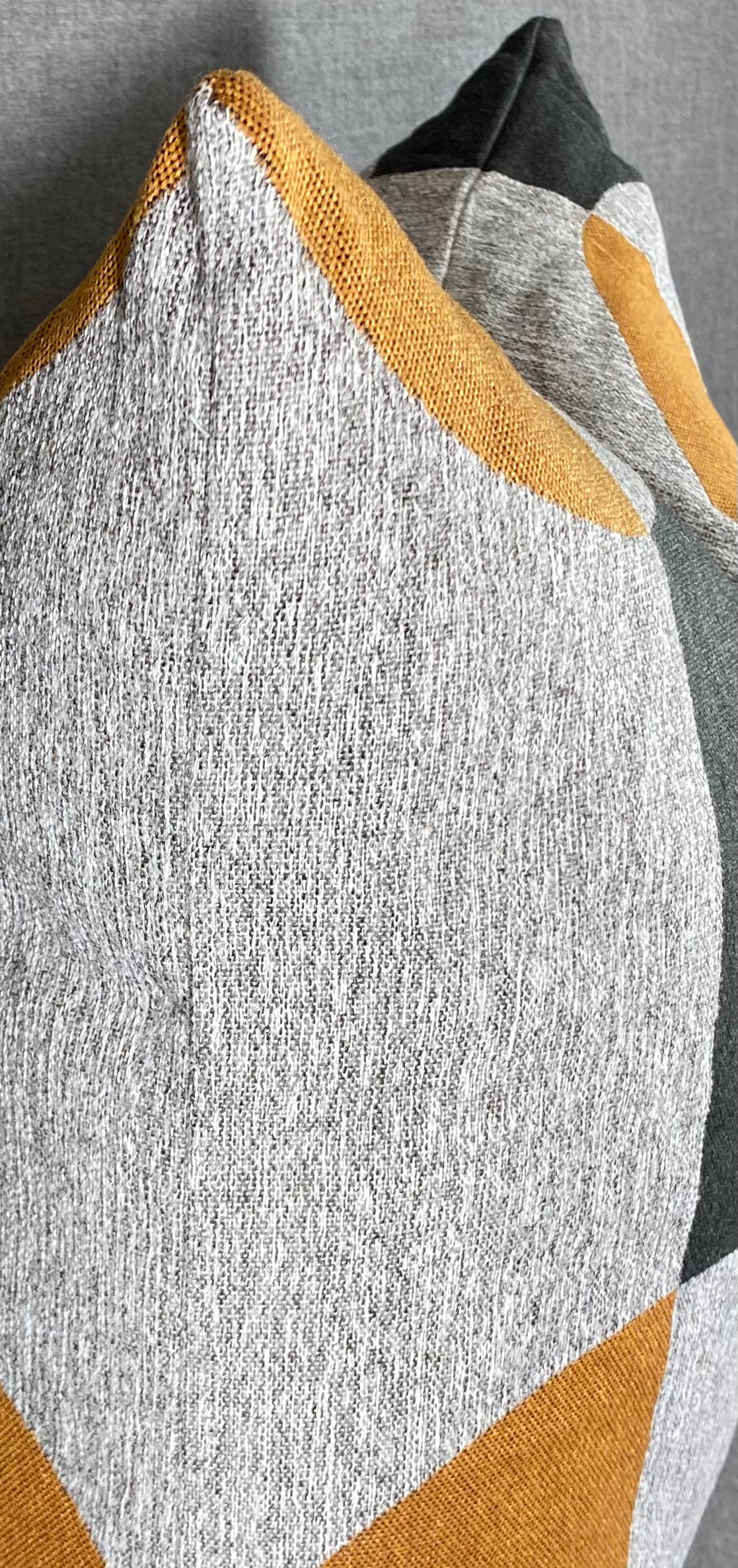 Luxury Pillow -  24" x 24" - Phases  Cognac