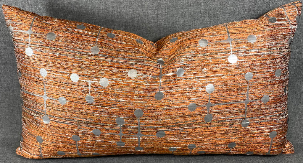 Luxury Lumbar Pillow - 24” x 14”- Morse Copper