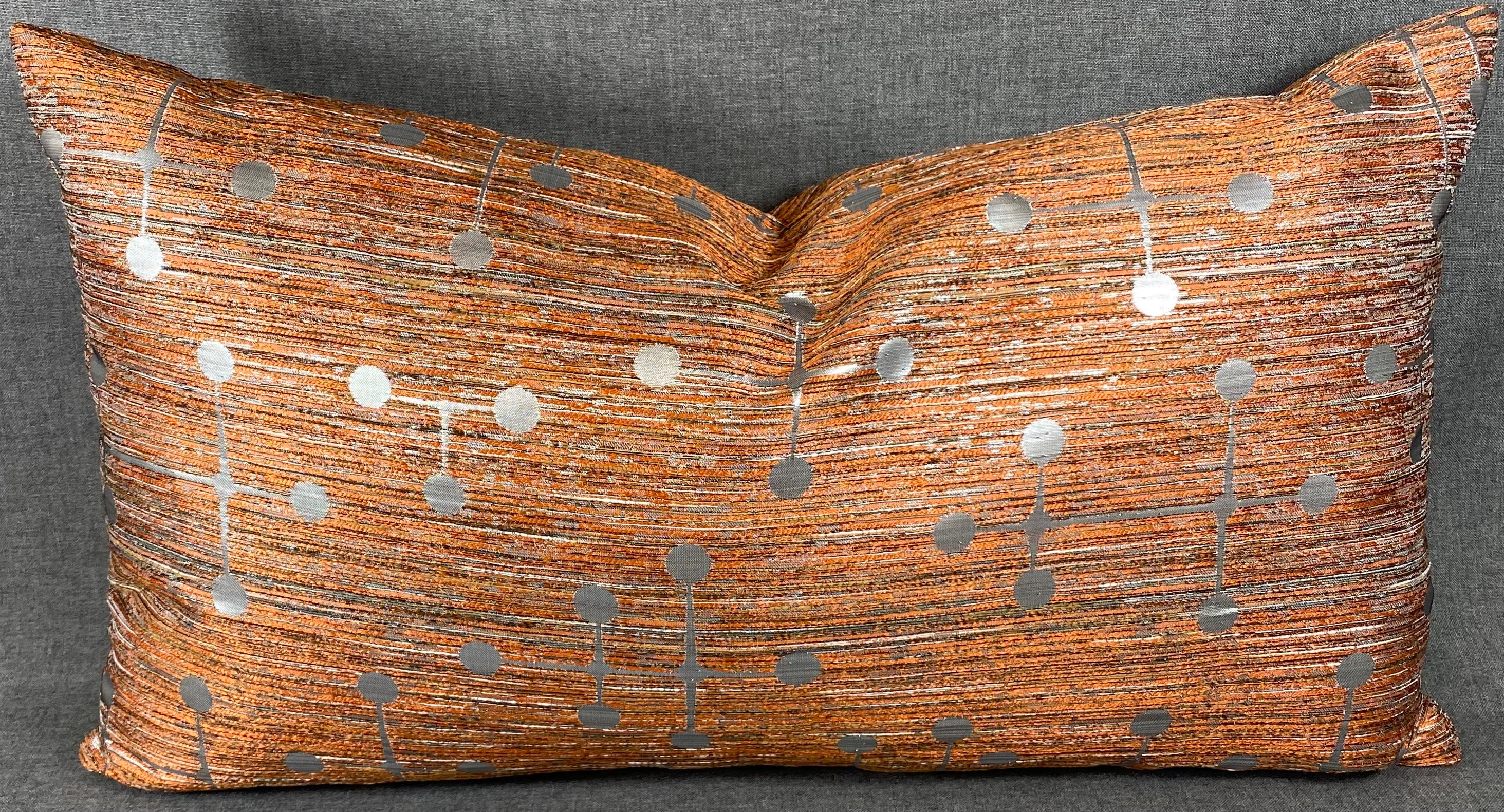 Luxury Lumbar Pillow - 24” x 14”- Morse Copper