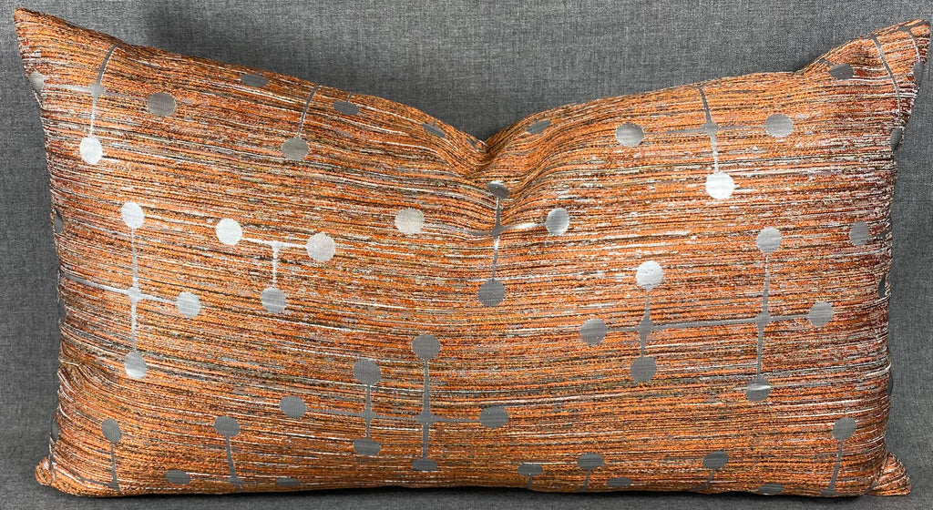 Luxury Lumbar Pillow - 24” x 14”- Morse Copper