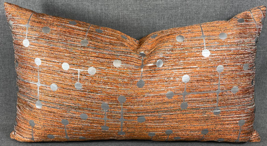 Luxury Lumbar Pillow - 24” x 14” - Morse Copper