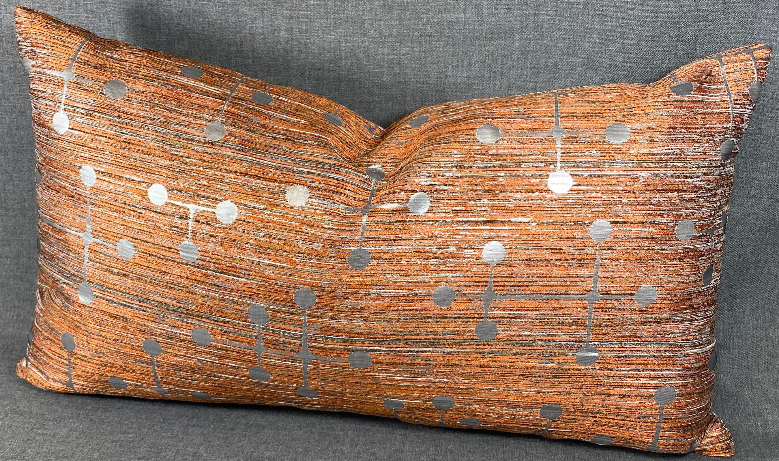 Luxury Lumbar Pillow - 24” x 14”- Morse Copper