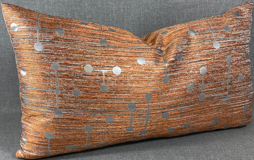 Luxury Lumbar Pillow - 24” x 14”- Morse Copper