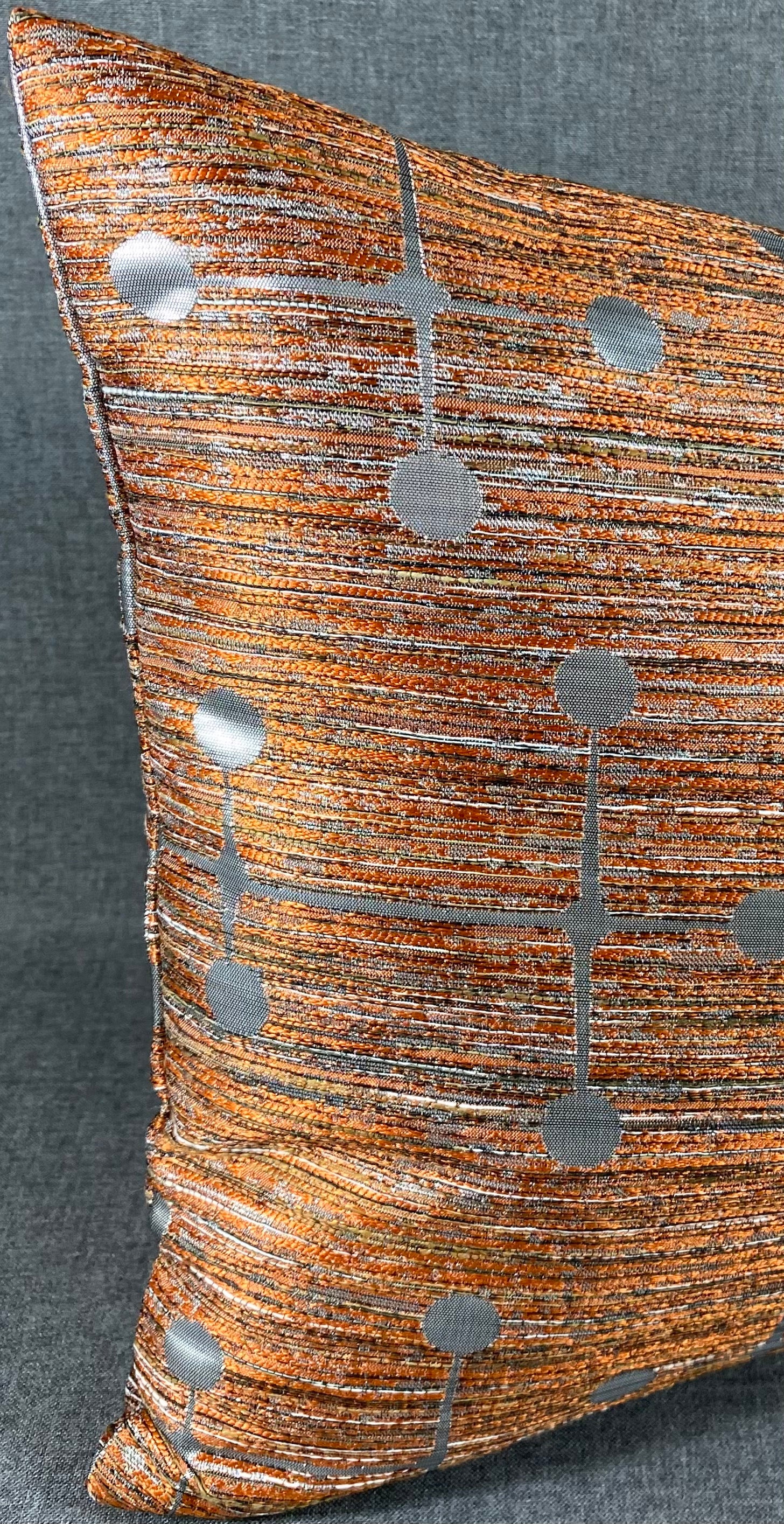 Luxury Lumbar Pillow - 24” x 14”- Morse Copper